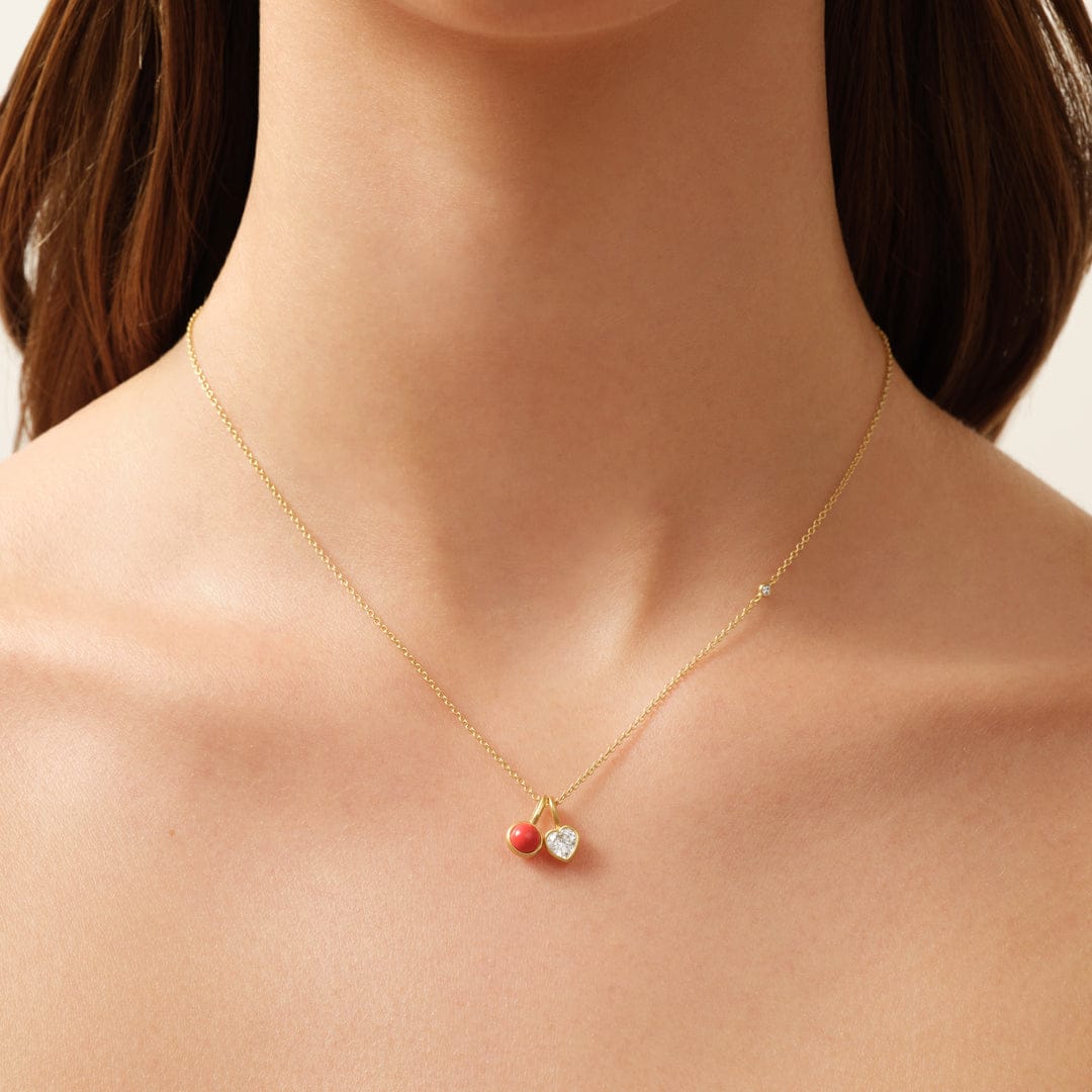 Julie Sandlau Amorina hjertevedhæng - Forgyldt PD421GDCZ