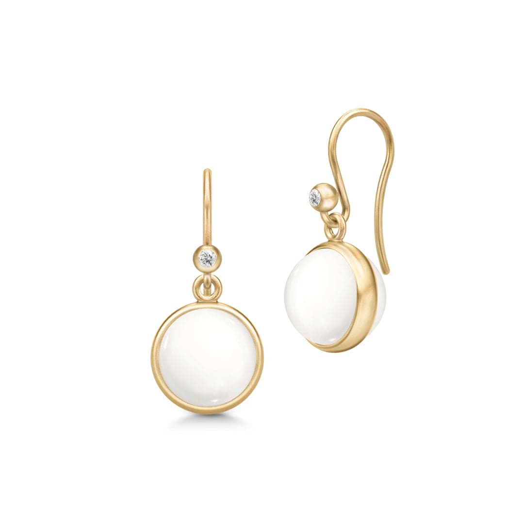 Julie Sandlau Øreringe Prime øreringe Ivory krystal - forgyldt HKS181GDIVCRCZ