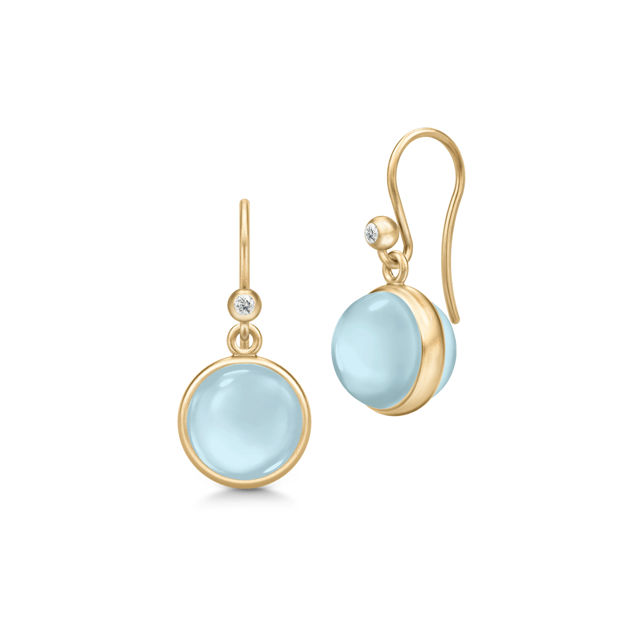 Julie Sandlau Øreringe Prime øreringe milky aqua - forgyldt HKS181GDMLAQCRCZ