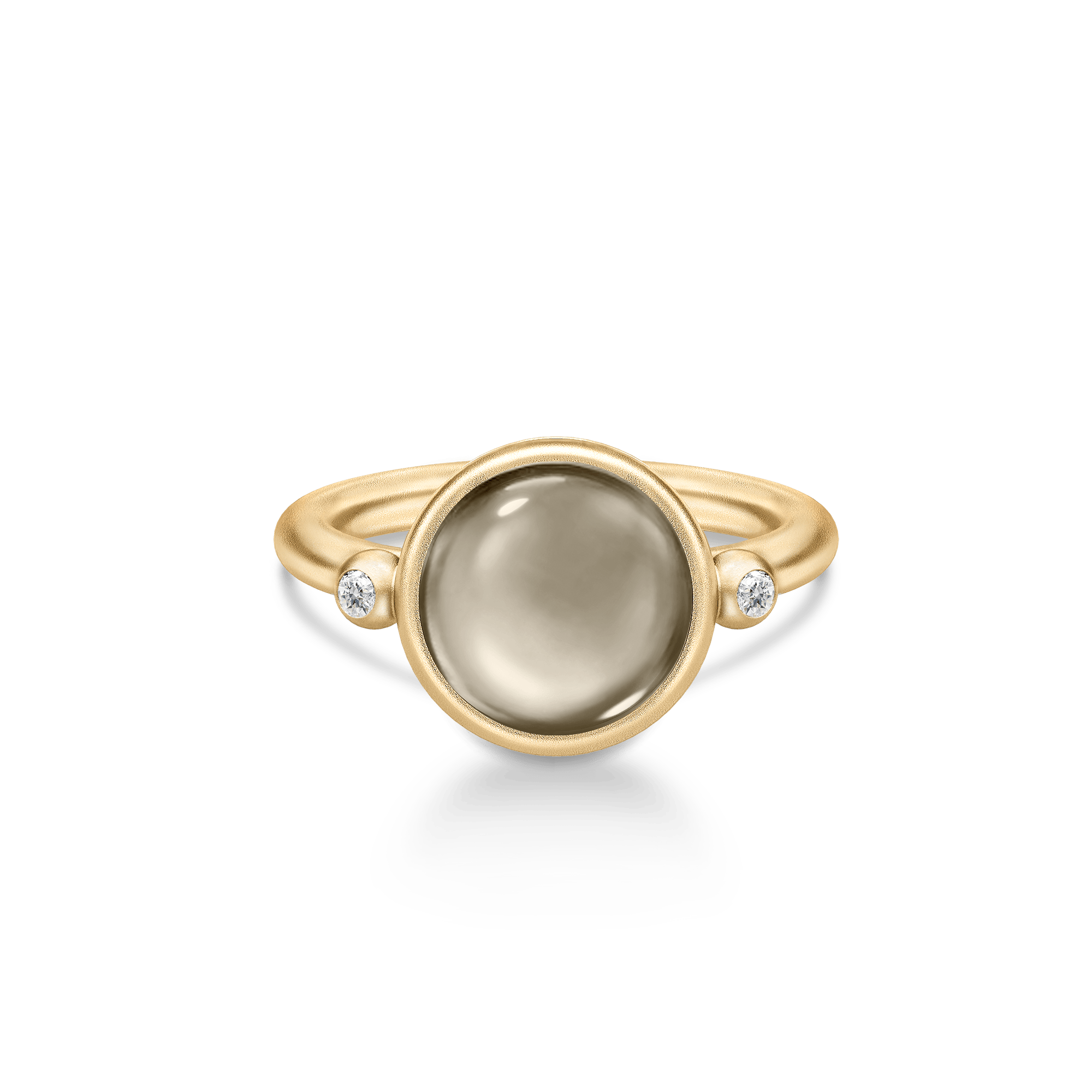 Julie Sandlau Ringe Prime ring smokey med krystal og zirkoner - forgyldt