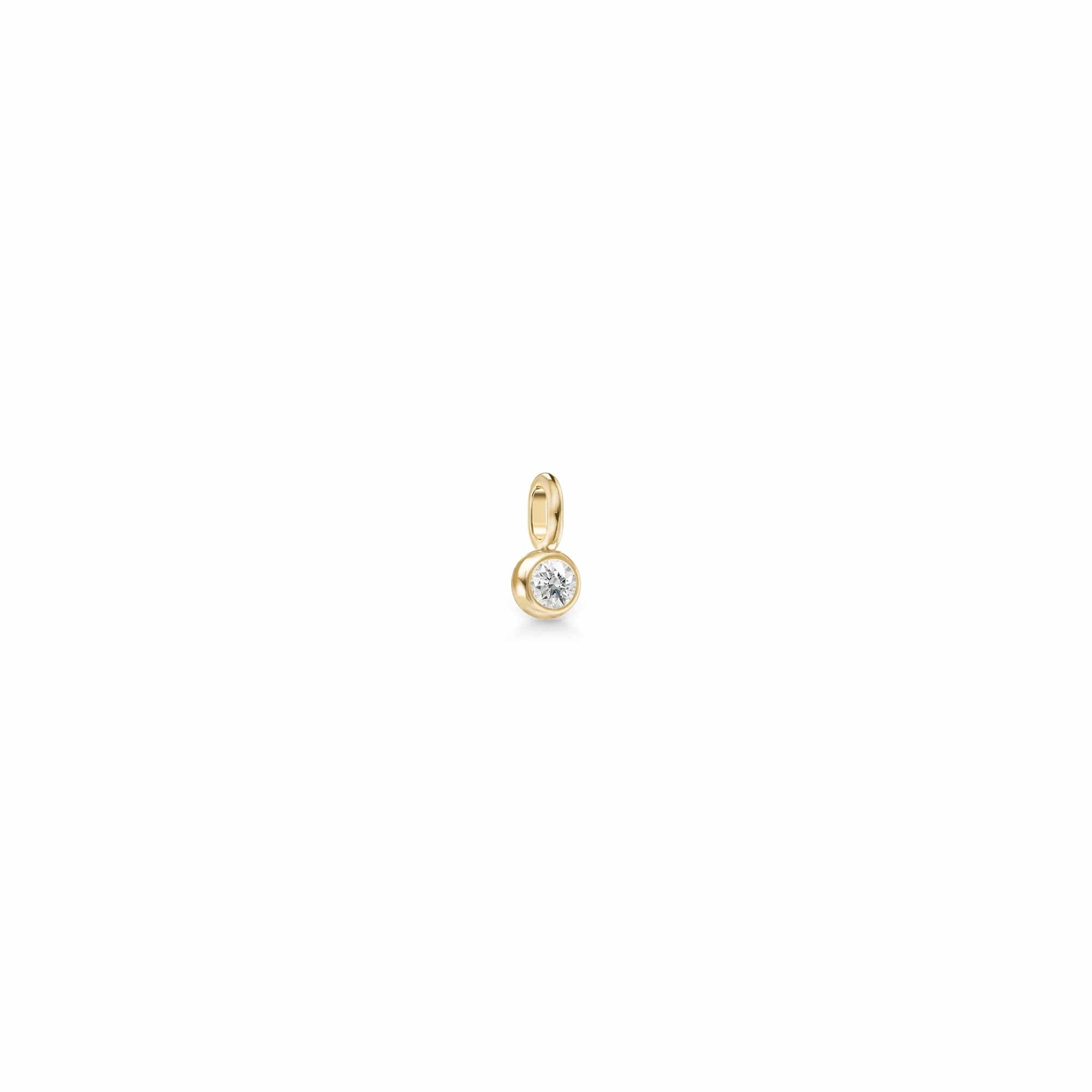 Julie Sandlau Halskæder Purity Vedhæng Top Wesselton diamant 14K yg14-pd344