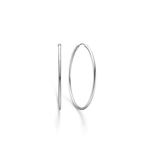 jwlry essentials Øreringe CREOL 40 MM - Sølv 8110524