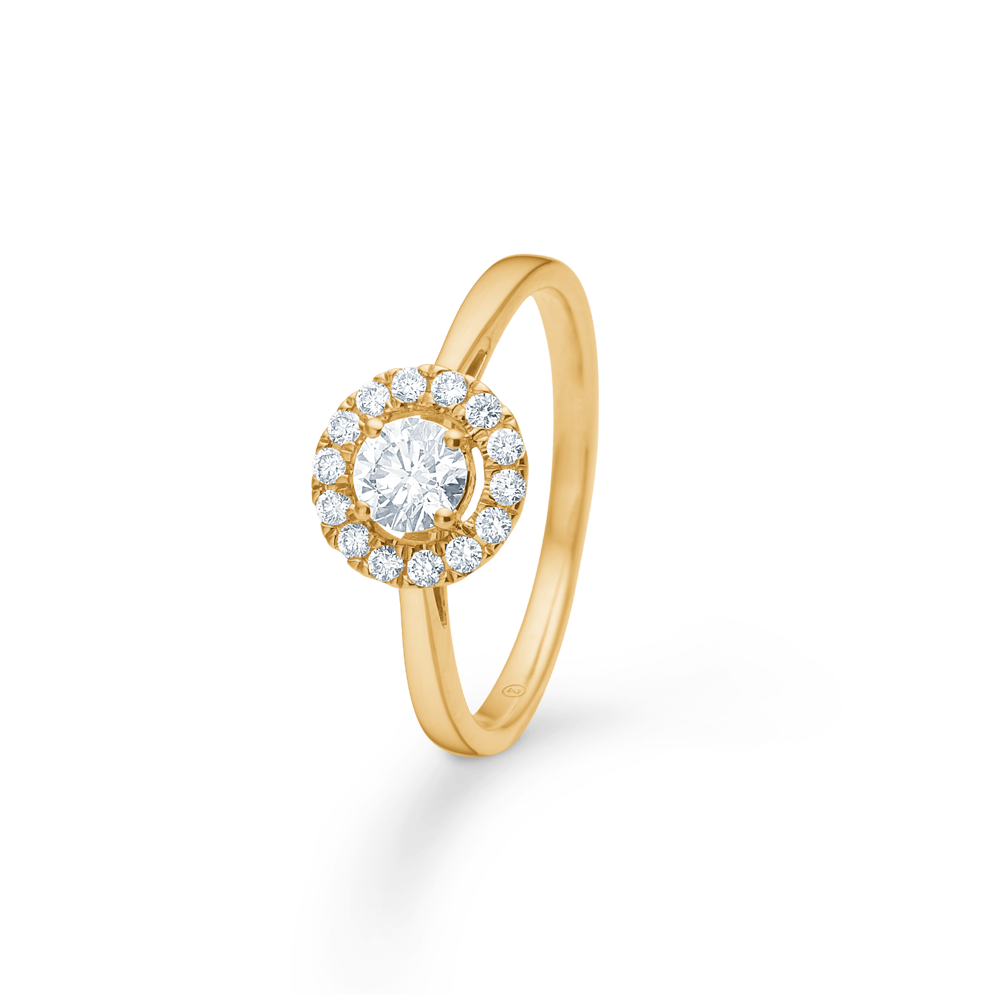 jwlry essentials Diamond Dream stor rosette ring - 14 karat