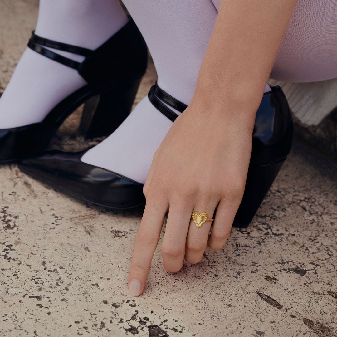Maanesten Ringe Abra Ring - forgyldt
