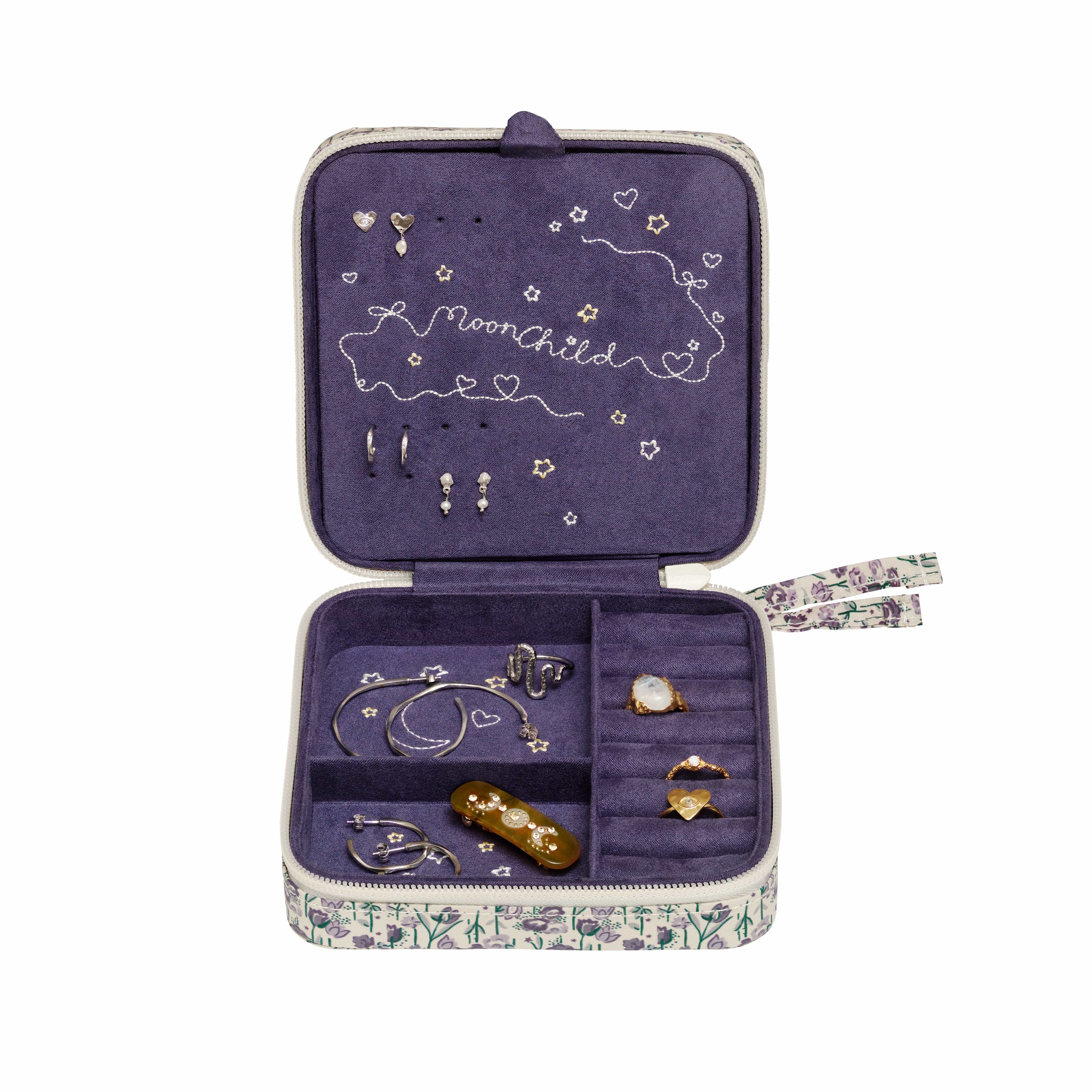 Maanesten Smykkeskrin Amelia smykkeskrin - Purple heart