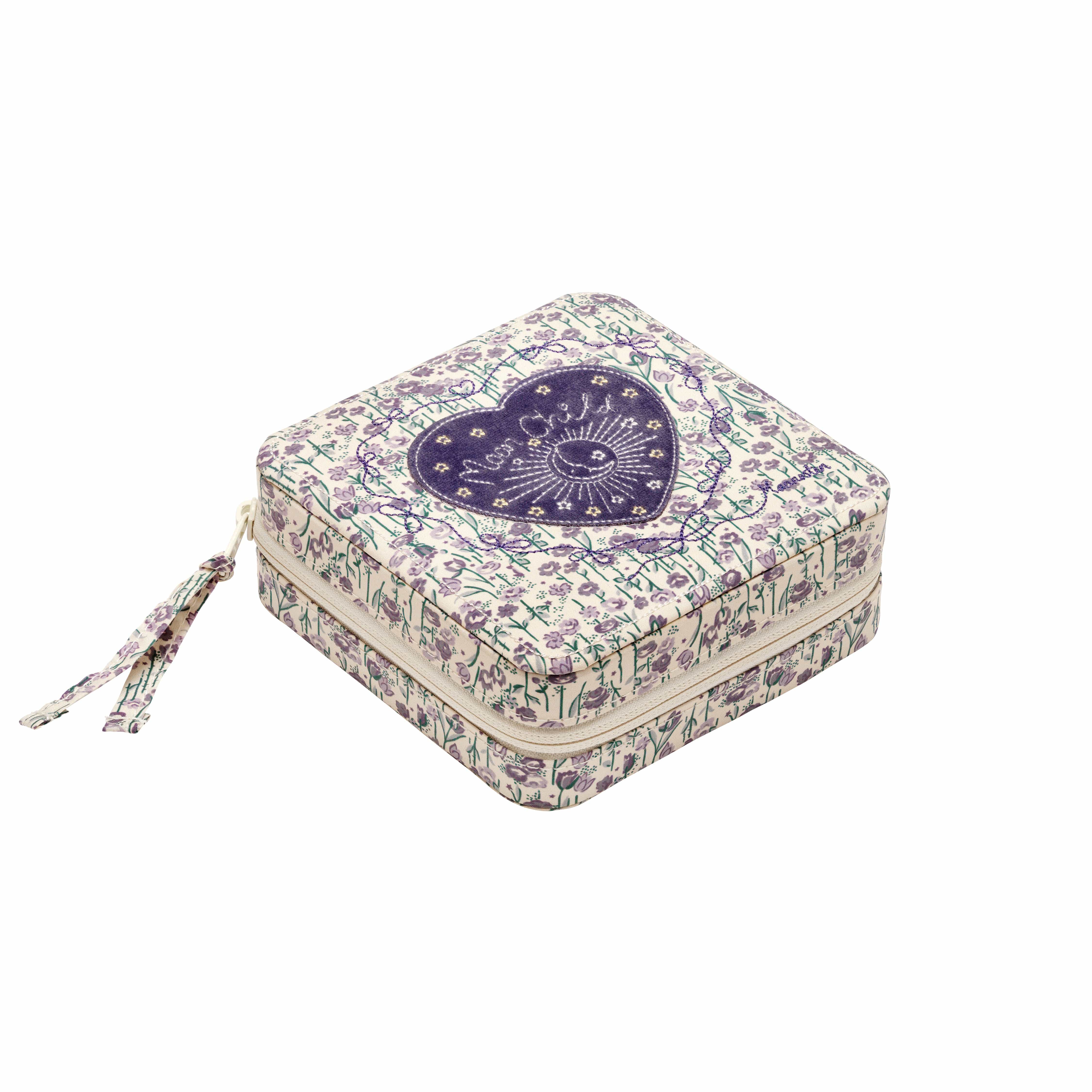 Maanesten Smykkeskrin Amelia smykkeskrin - Purple heart