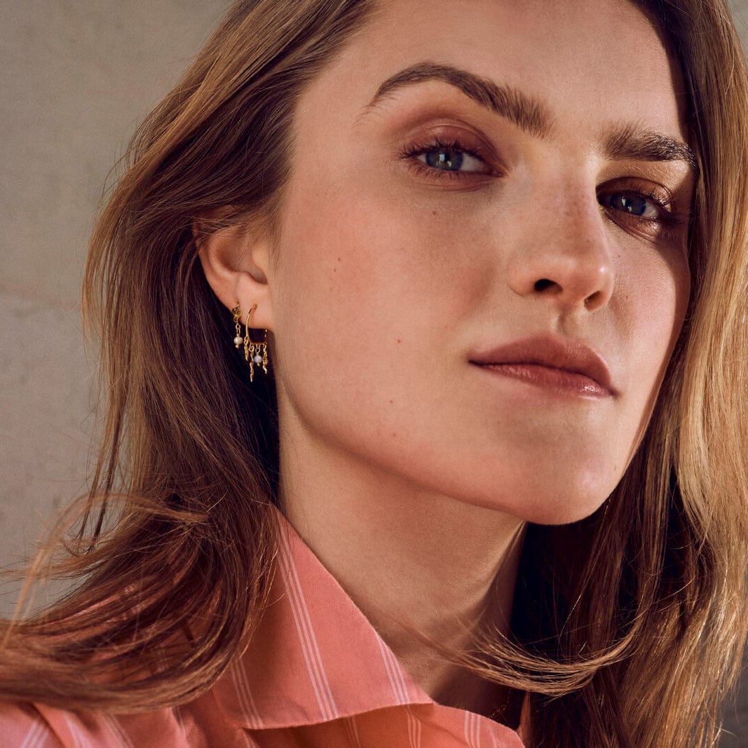 Maanesten Øreringe Bayou øreringe - Sølv 9664c