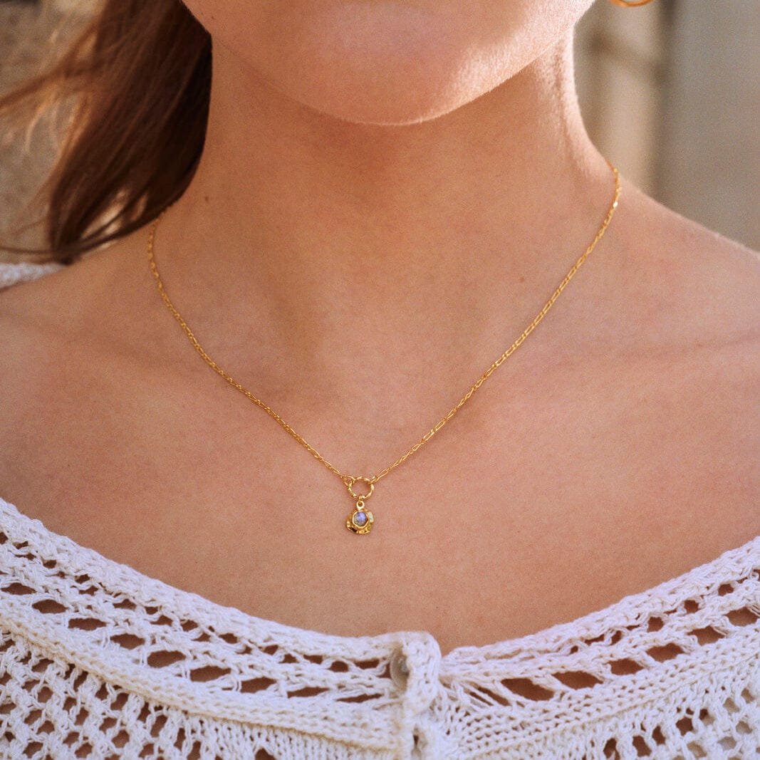 Maanesten Halskæder Dorith halskæde - Forgyldt 2562a