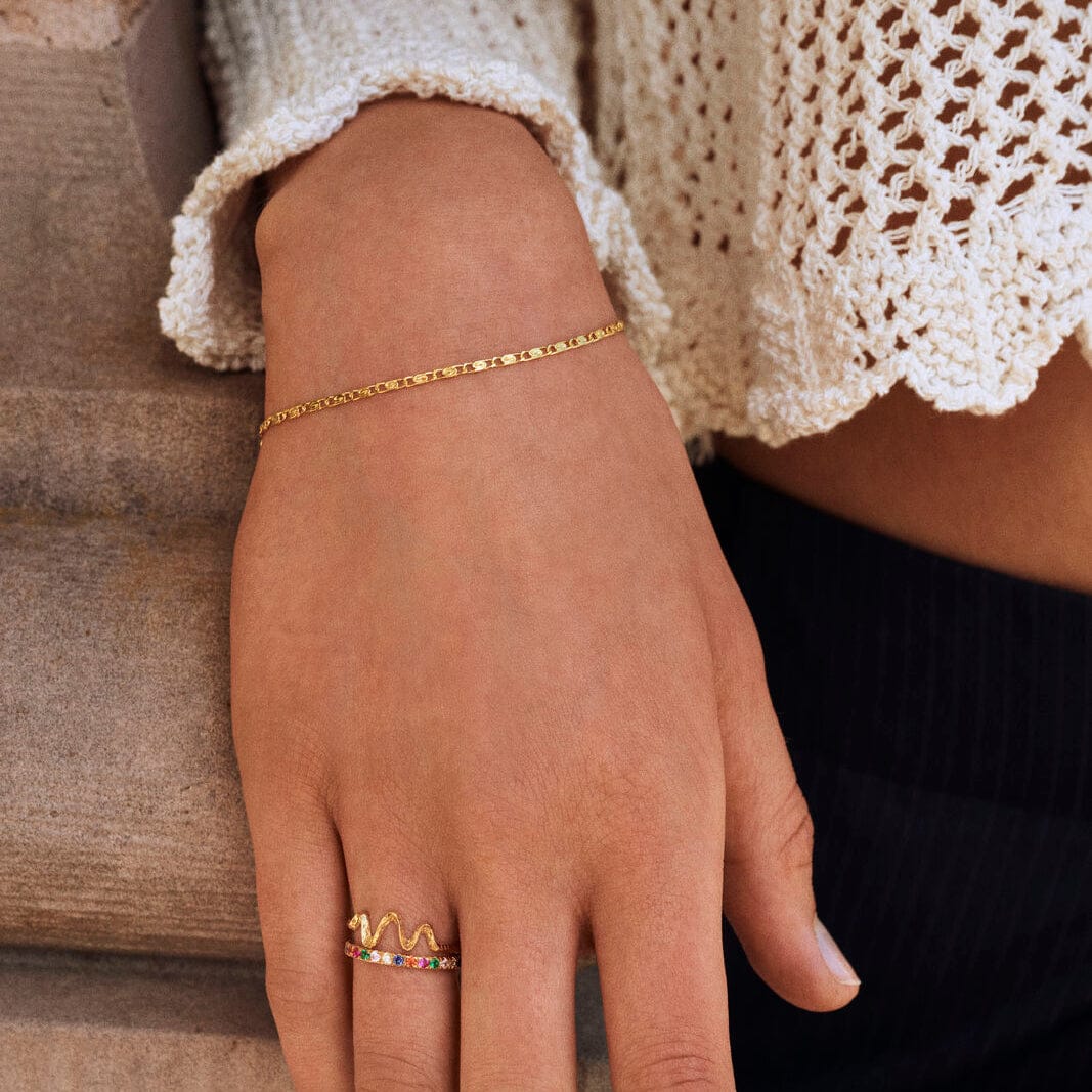 Maanesten Armbånd Eva armbånd - forgyldt 8535a