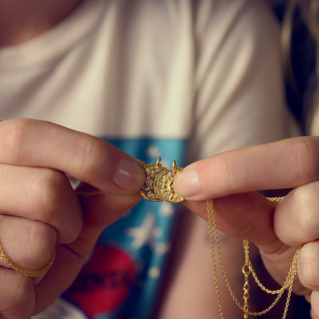 Maanesten Halskæder Friendship venindehalskæde - forgyldt 2688a