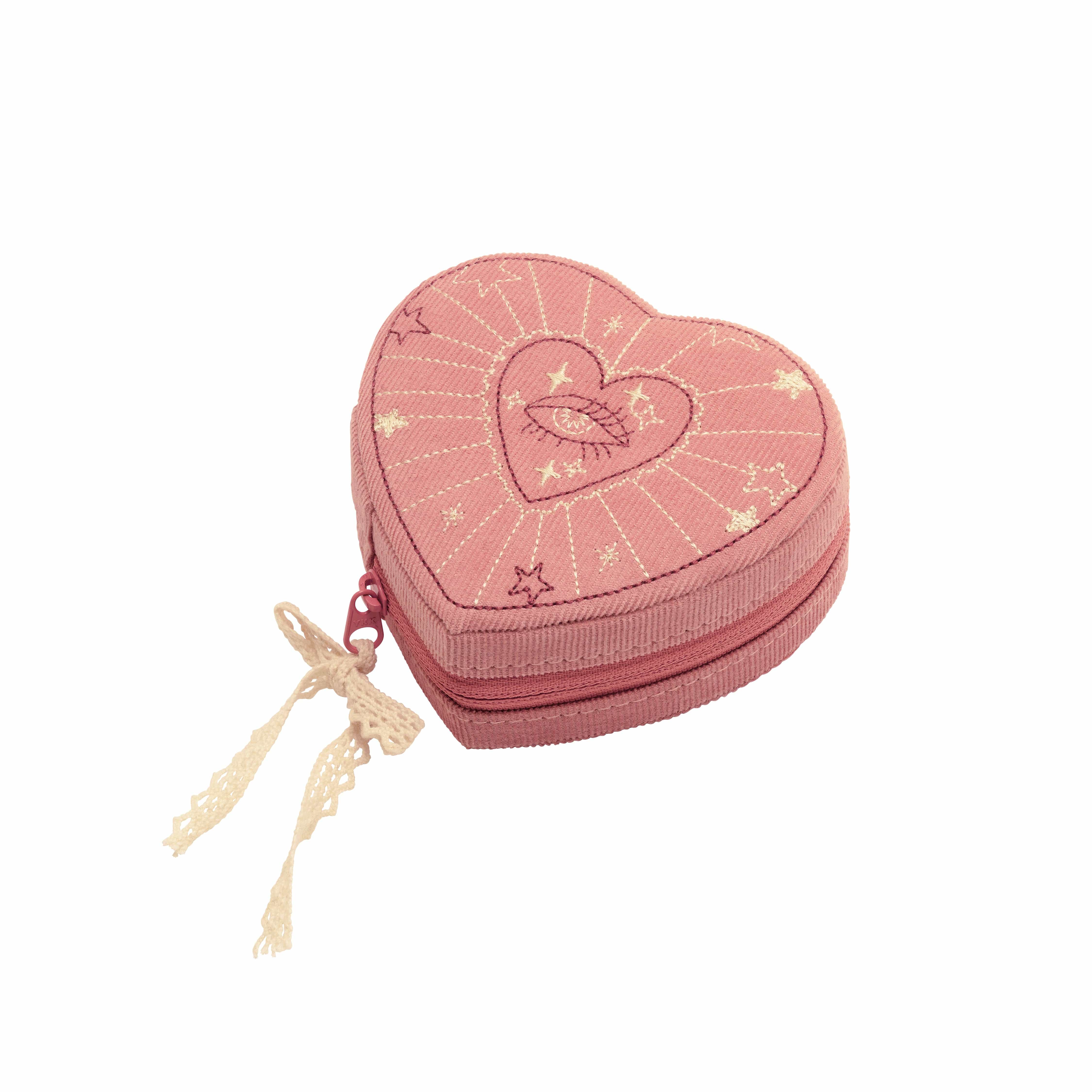 Maanesten Smykkeskrin Heart Jewelry Box Pink Theatre Magic 4109