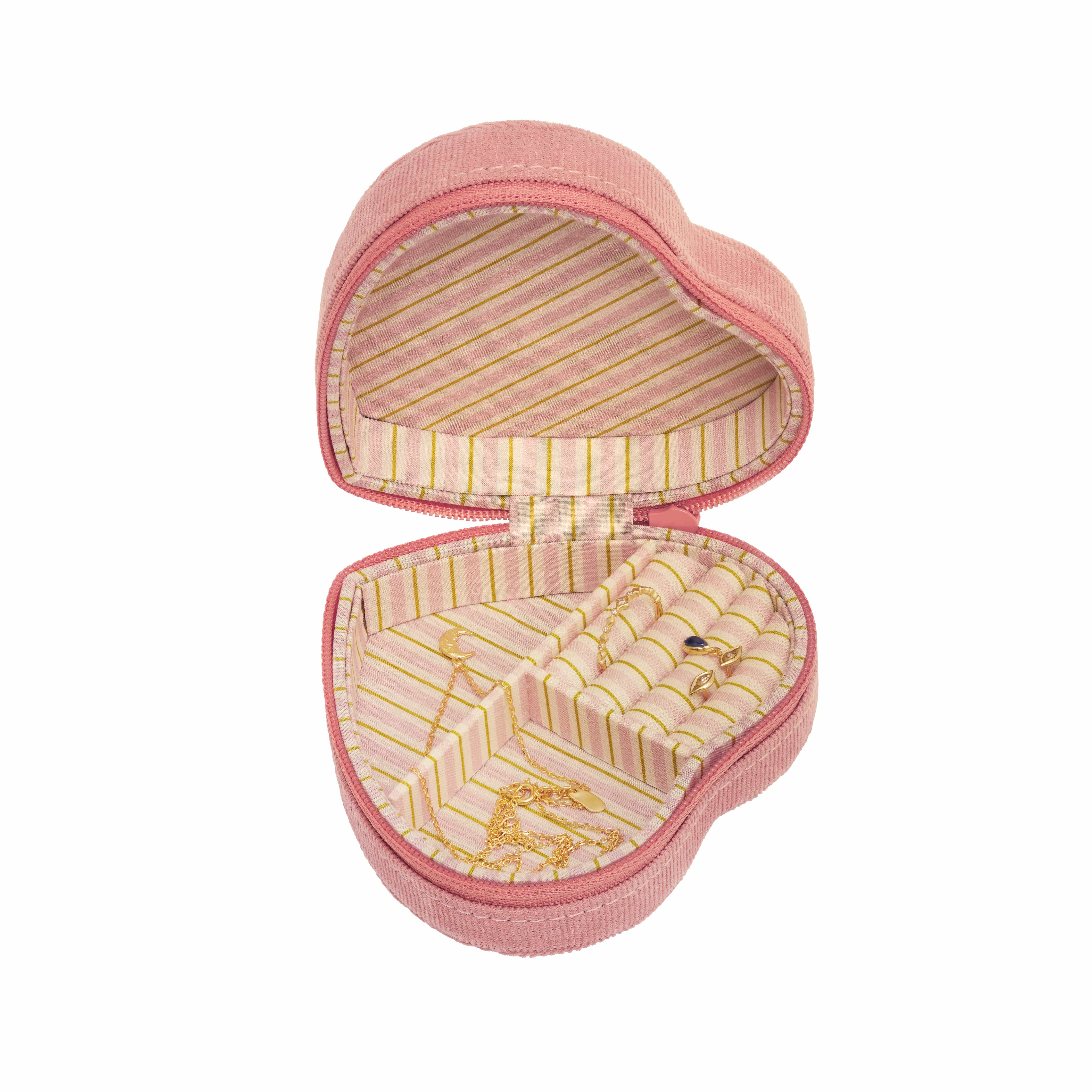 Maanesten Smykkeskrin Heart Jewelry Box Pink Theatre Magic 4109