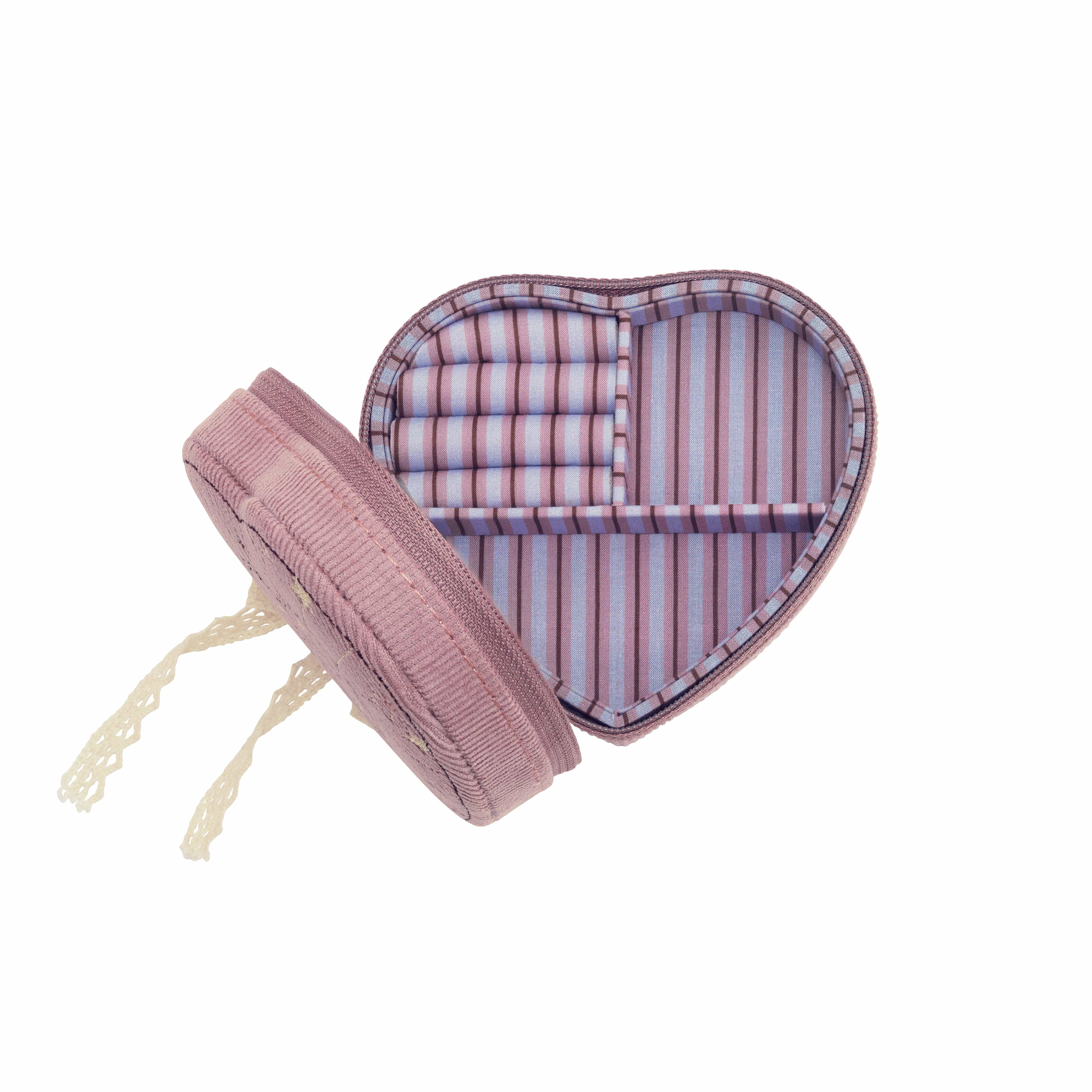 Maanesten Smykkeskrin Heart Jewelry Box Purple Theatre Magic 4108