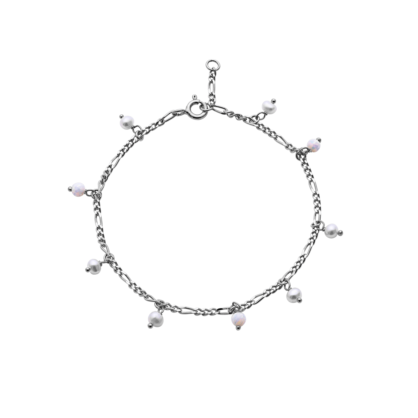 Maanesten Armbånd Lula White armbånd - sølv 8519c