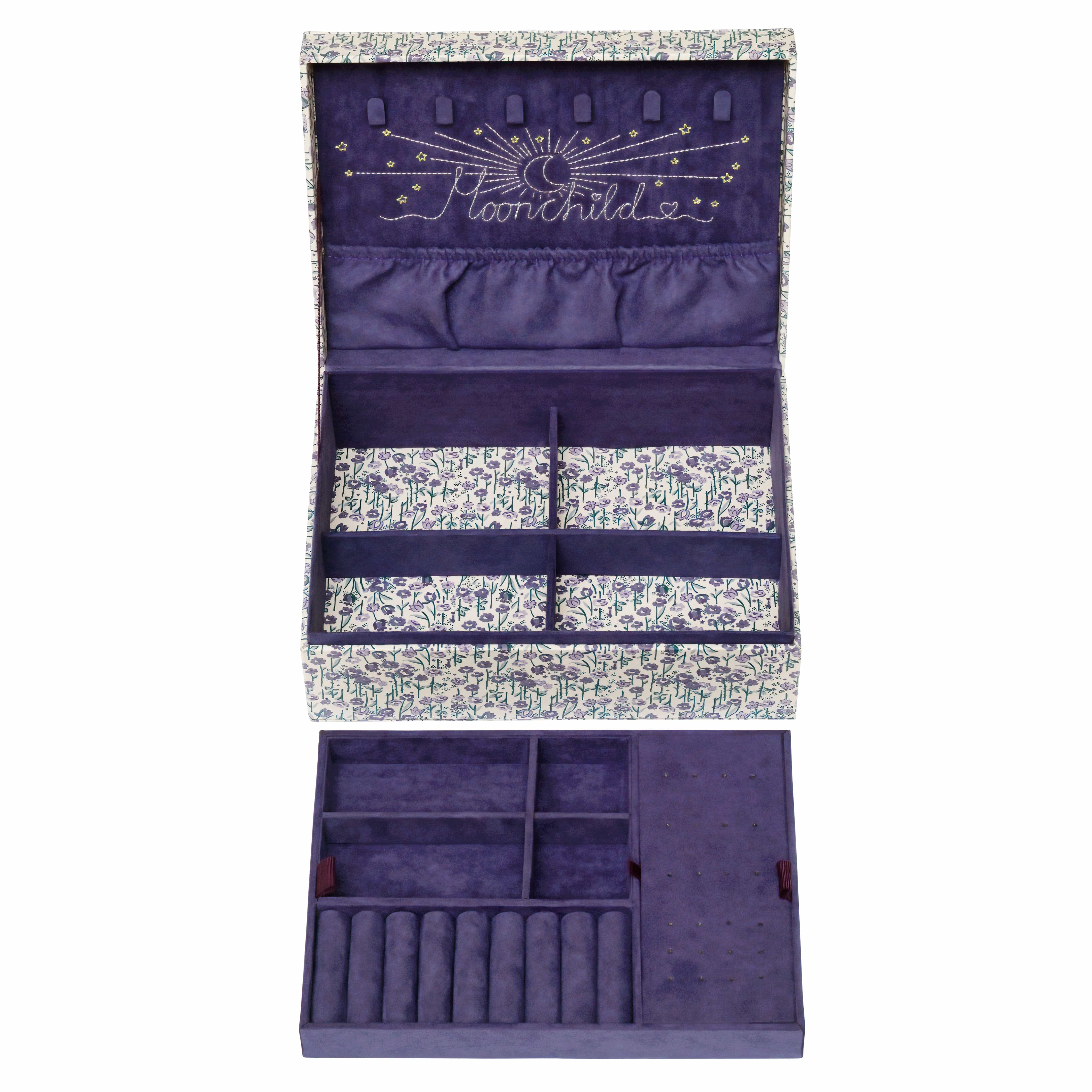 Maanesten Smykkeskrin Margaret smykkeskrin - Purple heart 4194