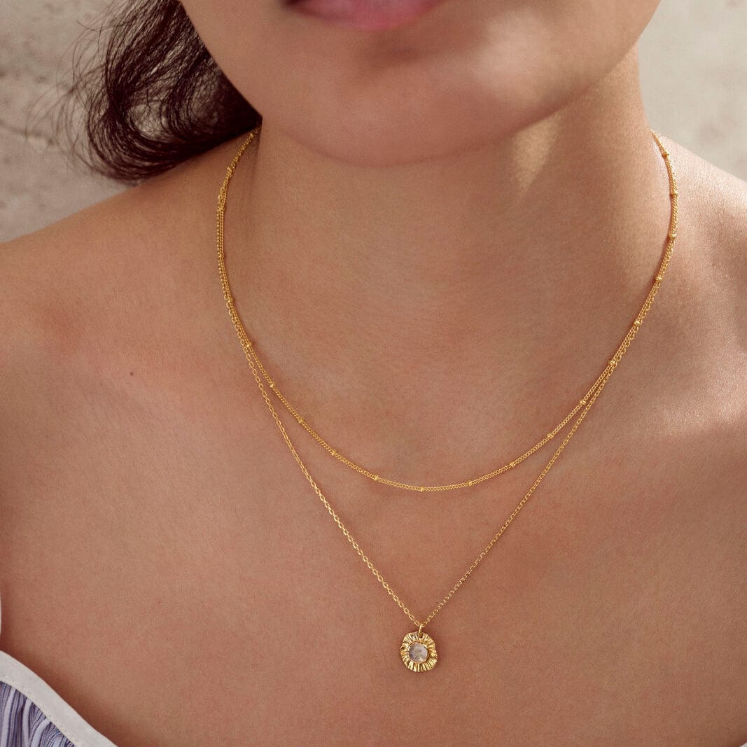 Maanesten Halskæder Nala Choker halskæde - Forgyldt 2506a