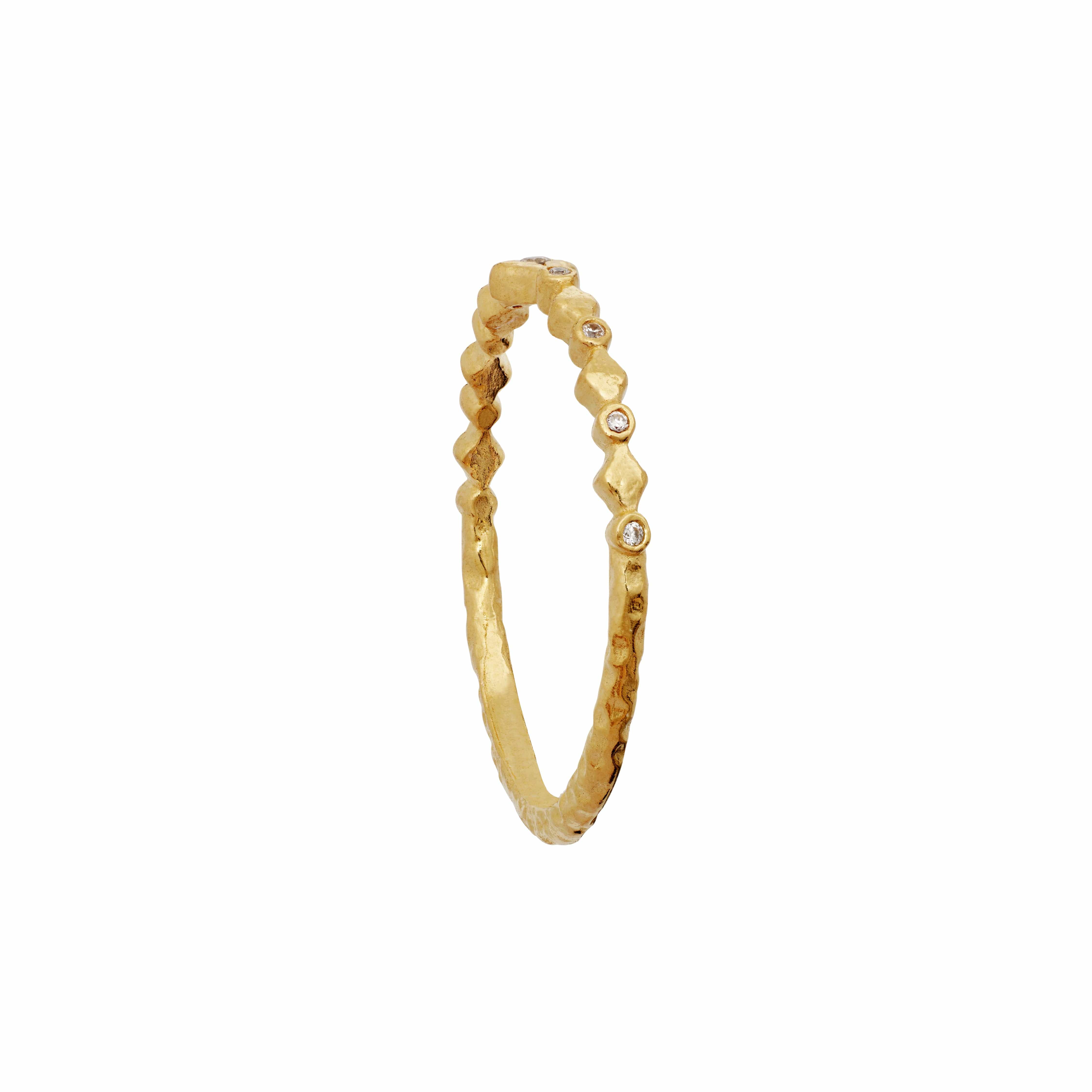 Maanesten Ringe Ria Ring - forgyldt