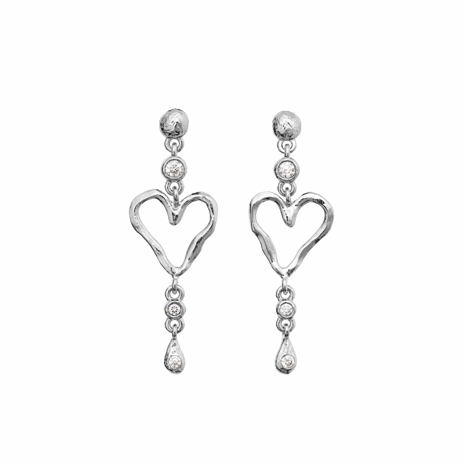 Maanesten Øreringe Sabi Twinkle - sølv 10167c