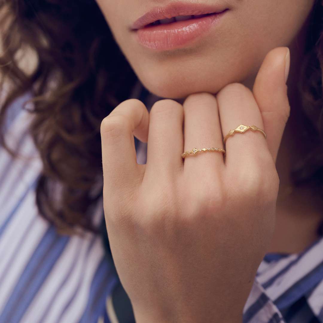 Maanesten Ringe SLET Annie ring - forgyldt
