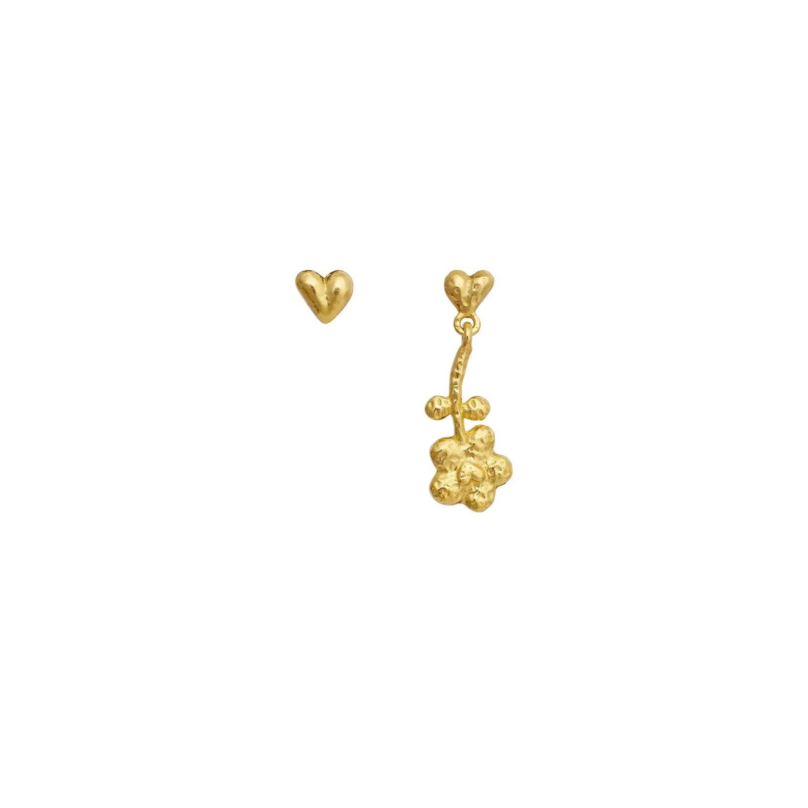 Maanesten Veneda ørering - forgyldt 10125a