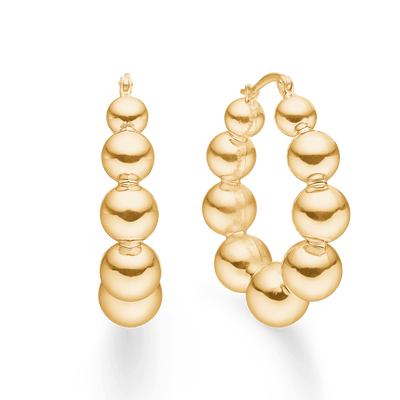 Mads Z Øreringe Biggest Ball ørestik - 14 kt. 1510179