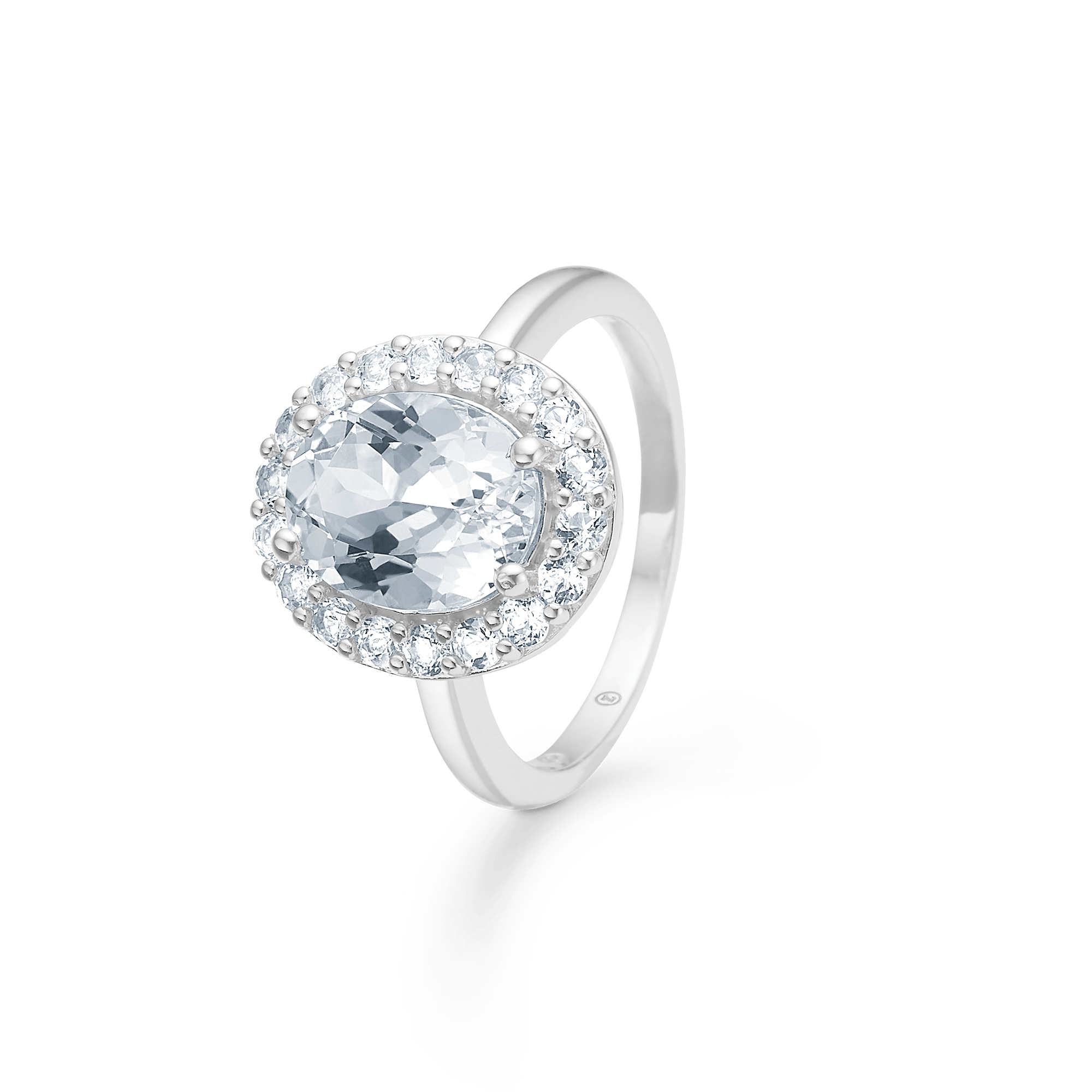 Mads Z Ringe Celestial by Medina ring med hvid topas - sølv