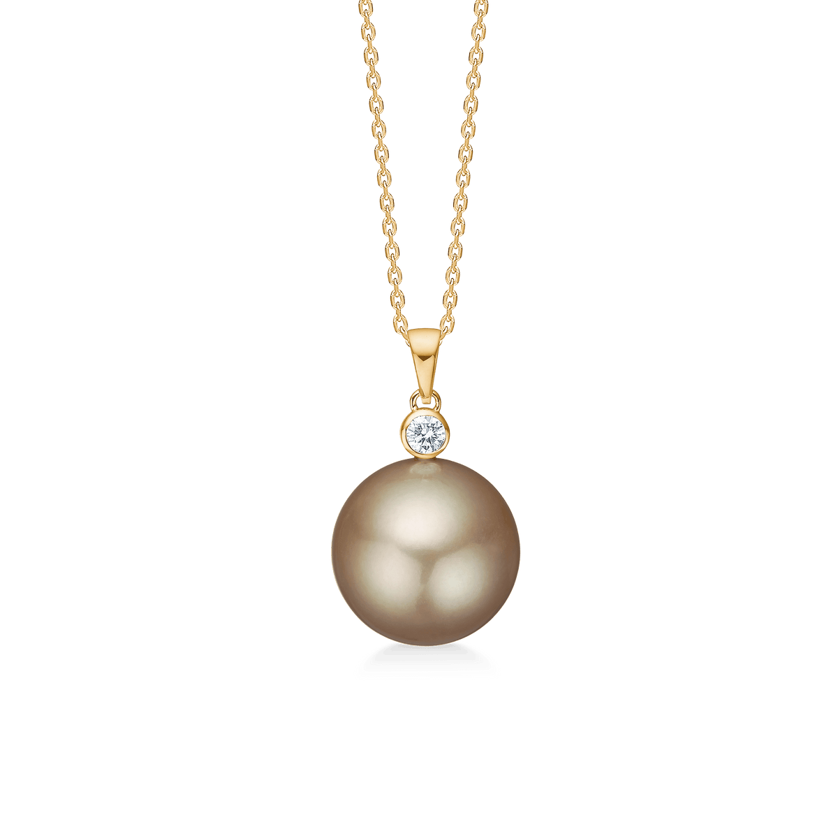 Mads Z Vedhæng Chloé Mist vedhæng med 0,10 carat - 14 karat guld 1533026
