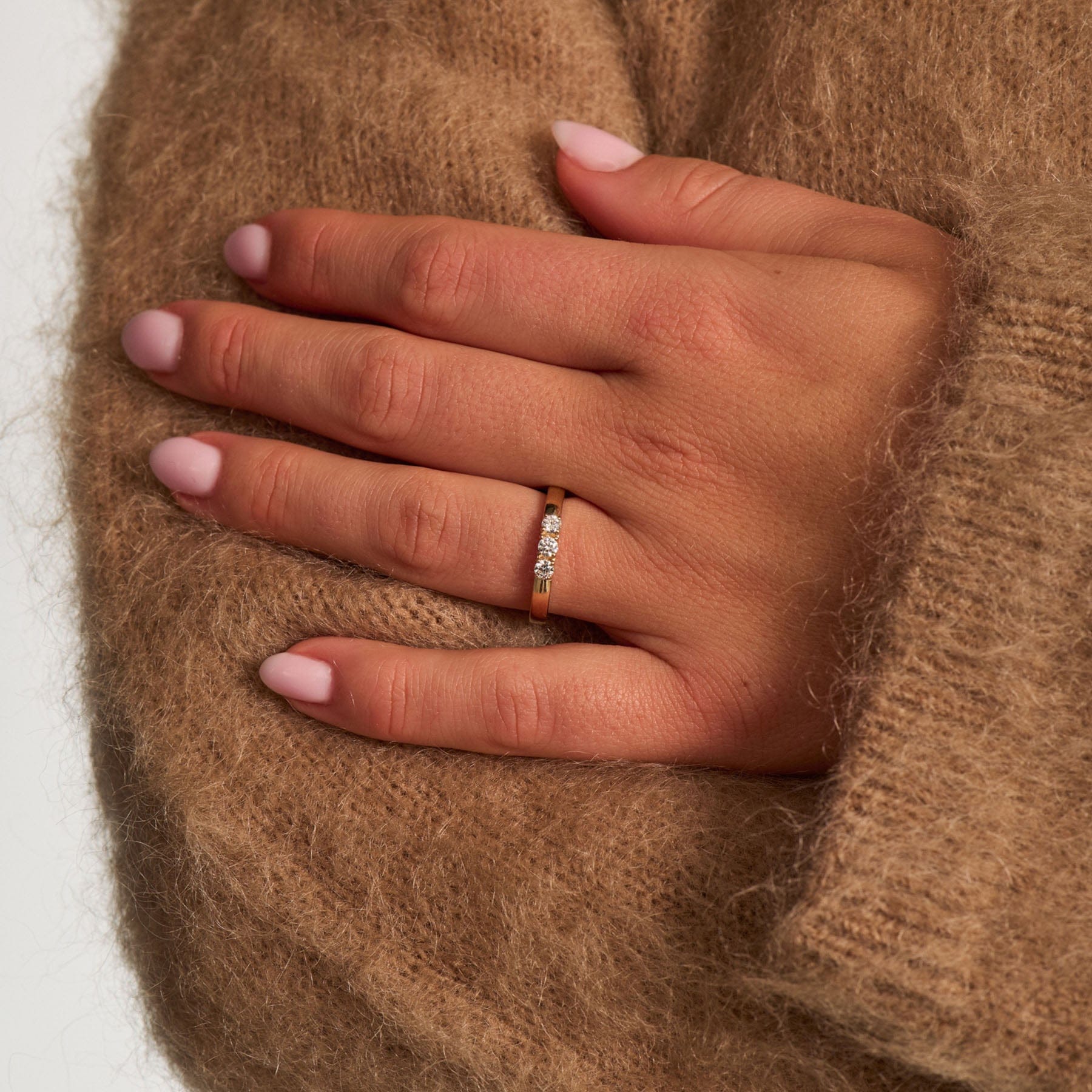 Mads Z Ringe Crown Alliance 3 x 0,09 ct. diamanter - 14 Karat