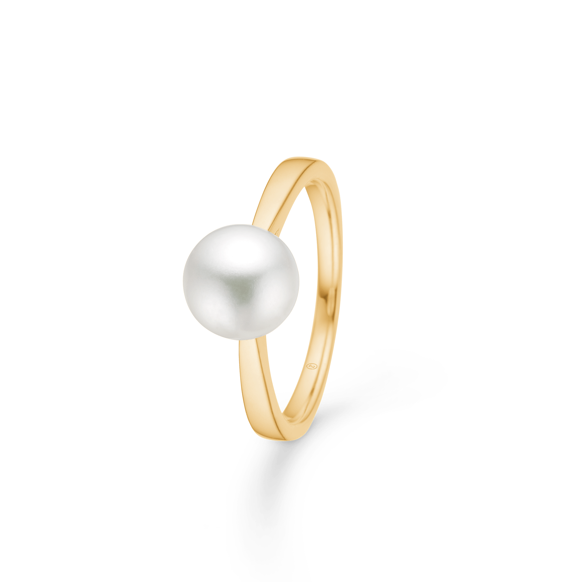 Mads Z Ringe Crown Pearl ring m. kulturperle - 14 kt.