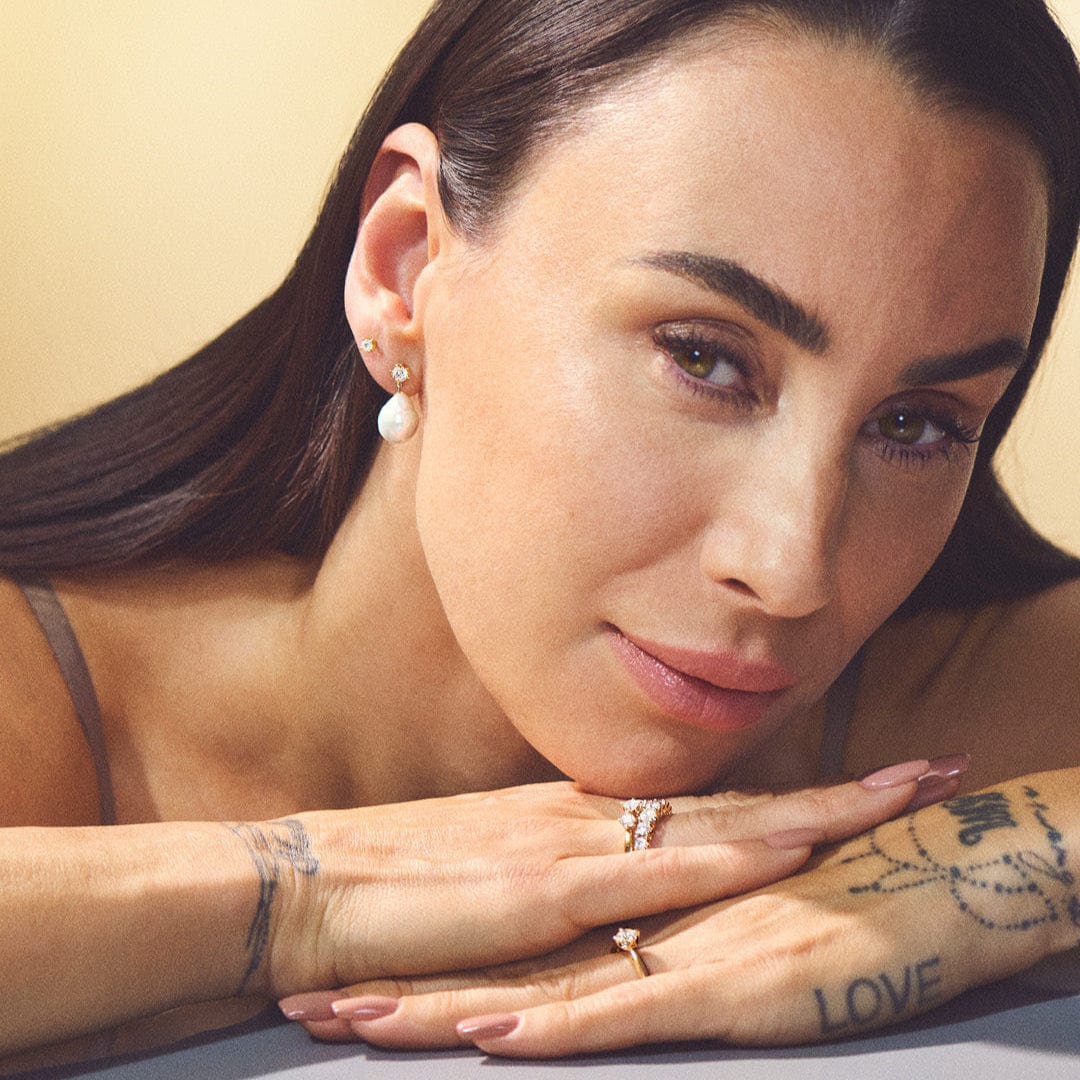 Mads Z Ringe Crown ring med 0,50 brillianter W.SI - 14 Karat