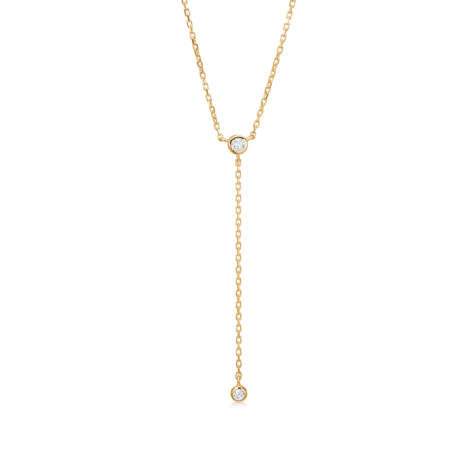 Mads Z Endless Allure halskæde med 0,08 ct. - 14 karat 1521148