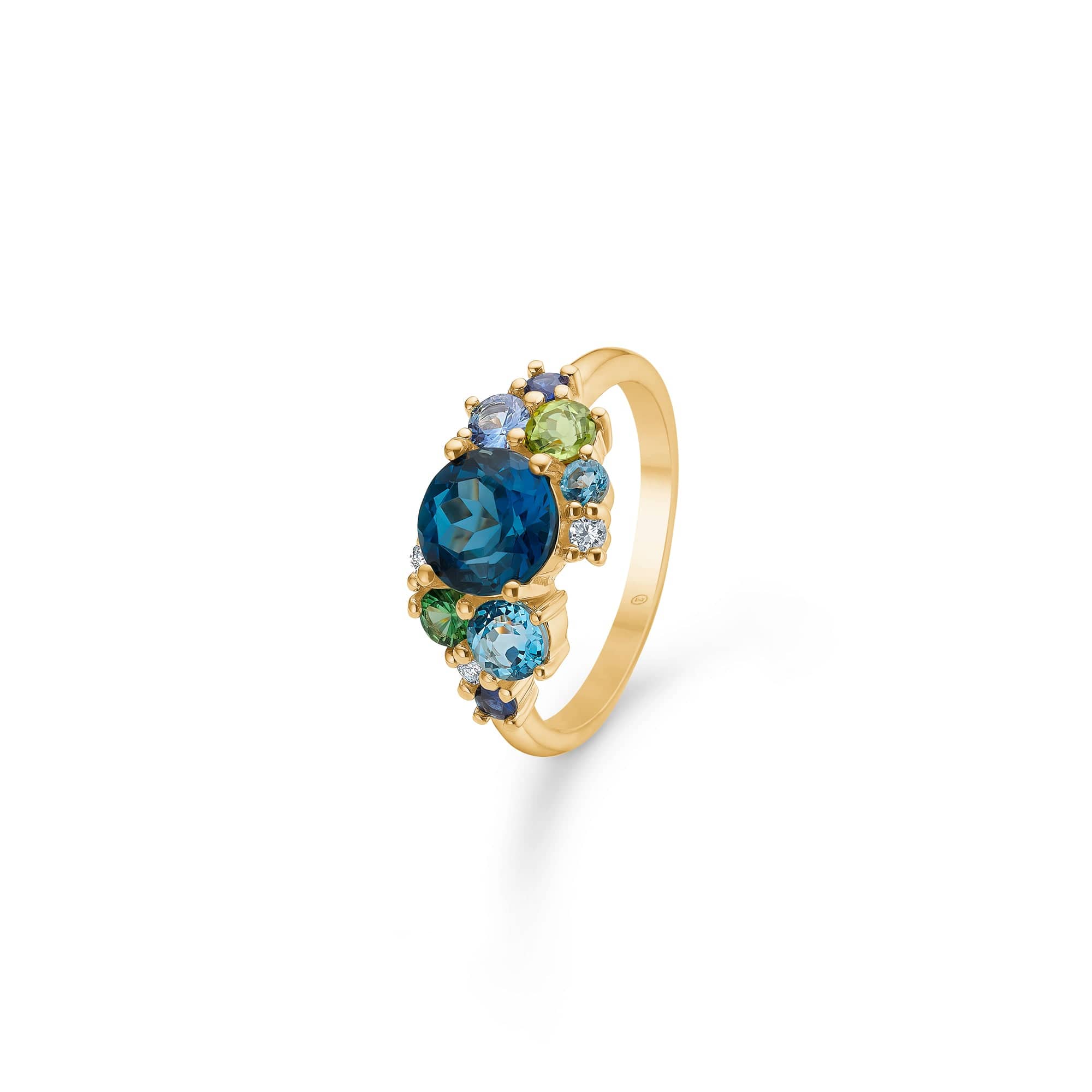 Mads Z Ringe Four Seasons Winter ring med safir - 14. kt.