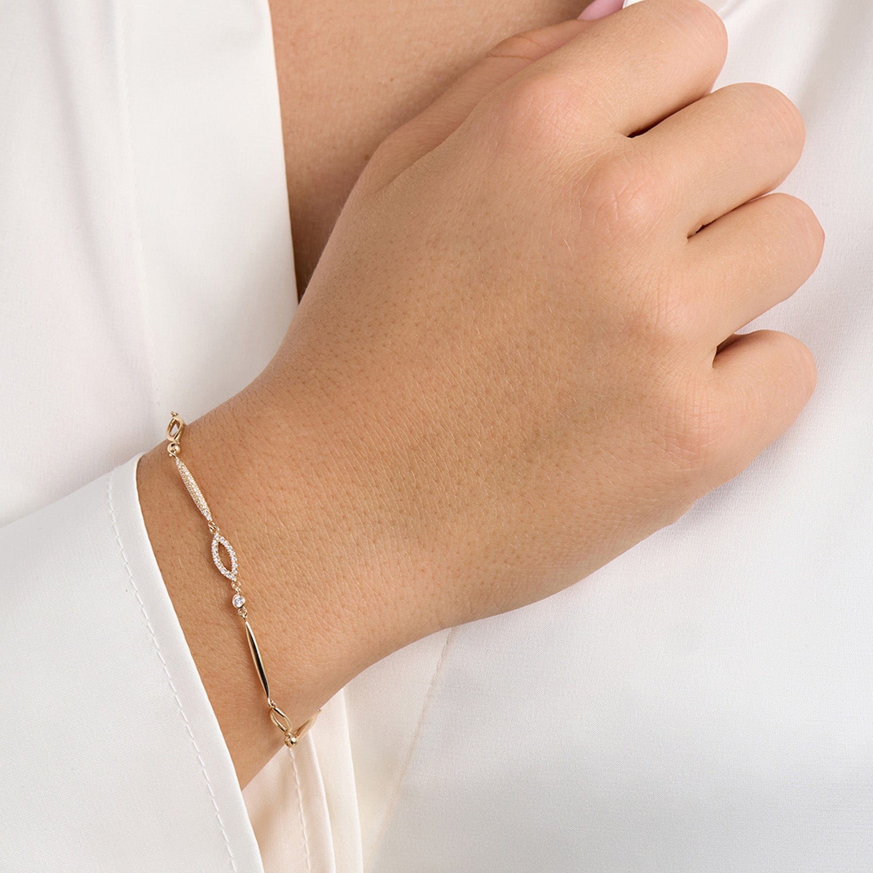 Mads Z Isolde armbånd - 14 karat 1551199