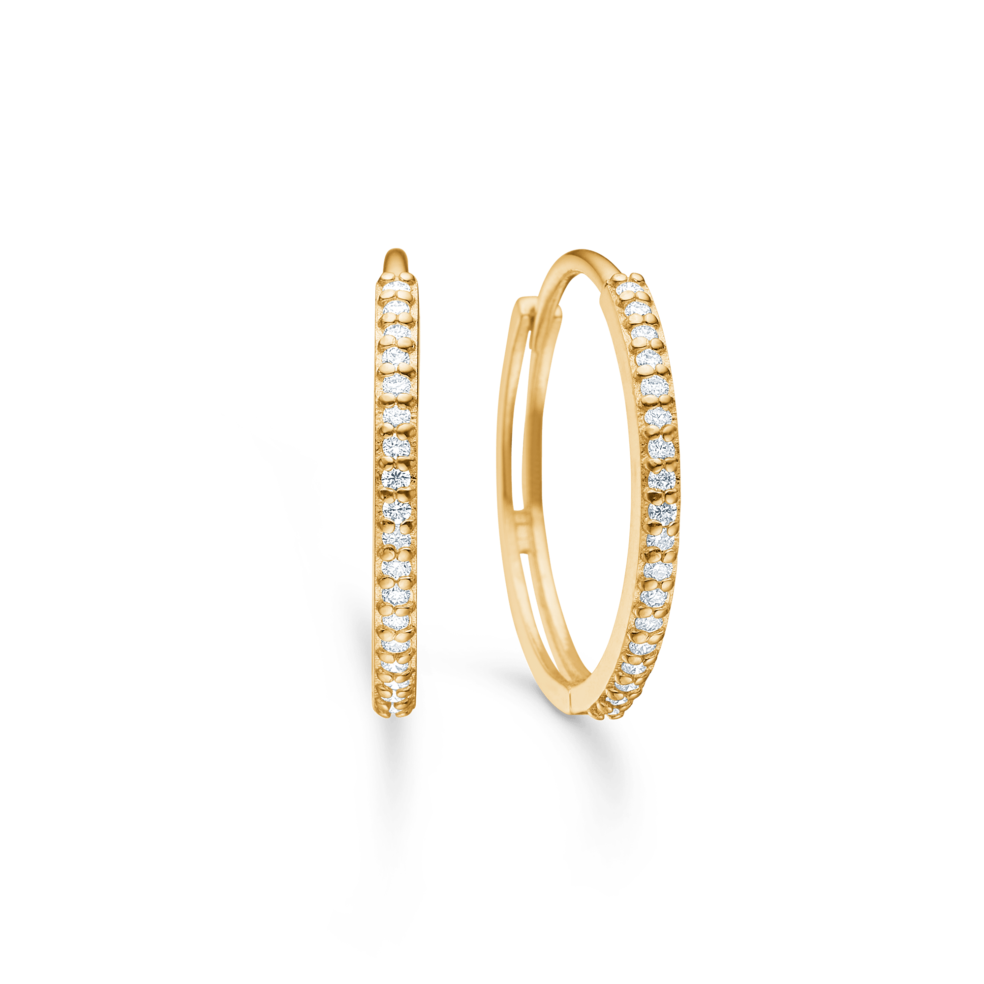 Mads Z Lumina øreringe med 0,18 ct. - 14 karat 1511086