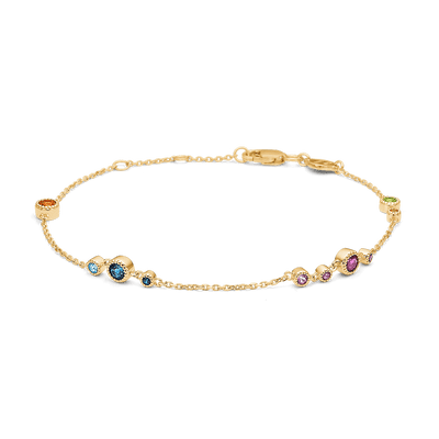Mads Z Armbånd Luxury Rainbow armbånd - 14 kt. 1554062