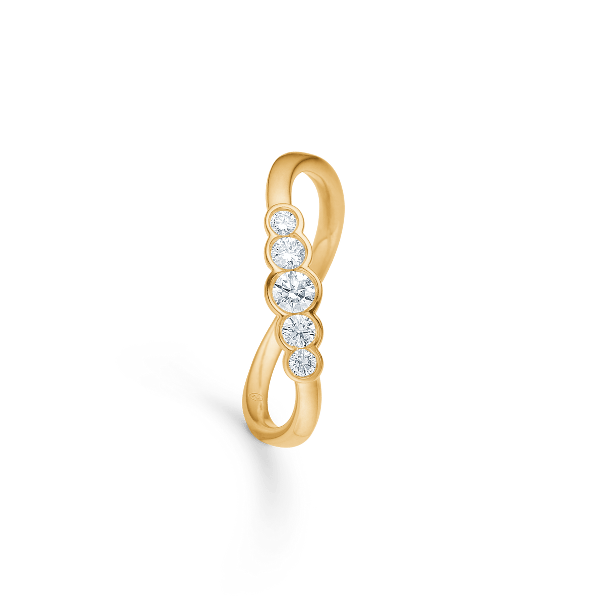 Mads Z Ringe Quintelle ring med 0,20 carat - 14 karat guld