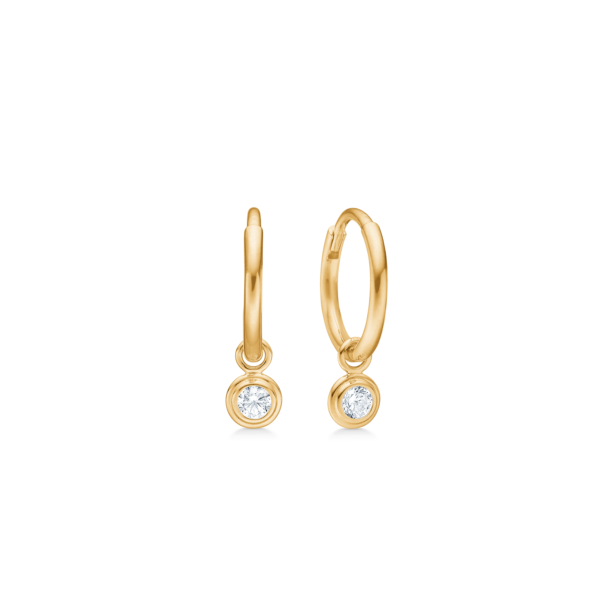 Mads Z Raindrop hoops - 8 karat 3317097