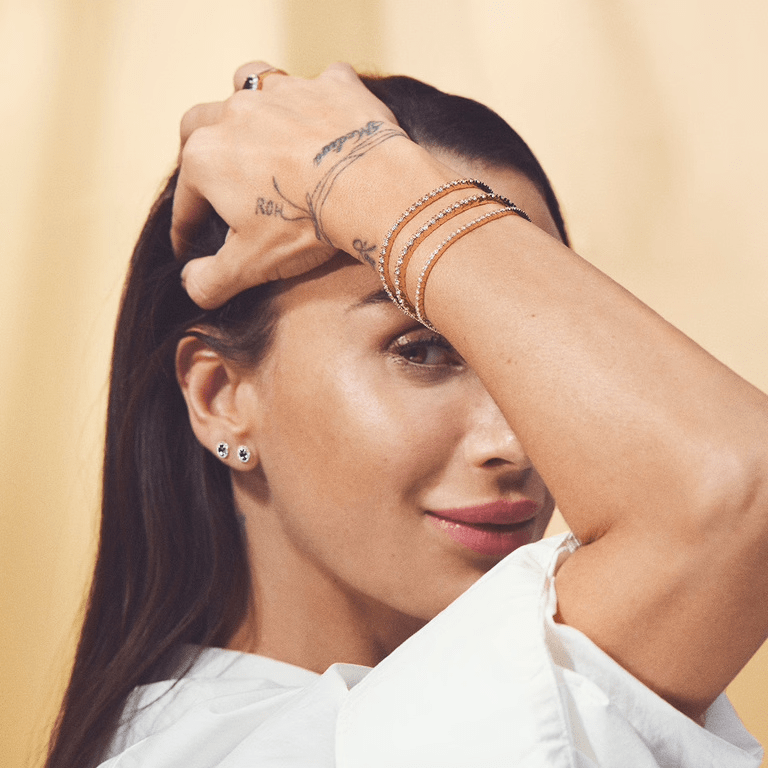 Mads Z Armbånd Tennisarmbånd med diamanter 2,50 ct - 14 Karat