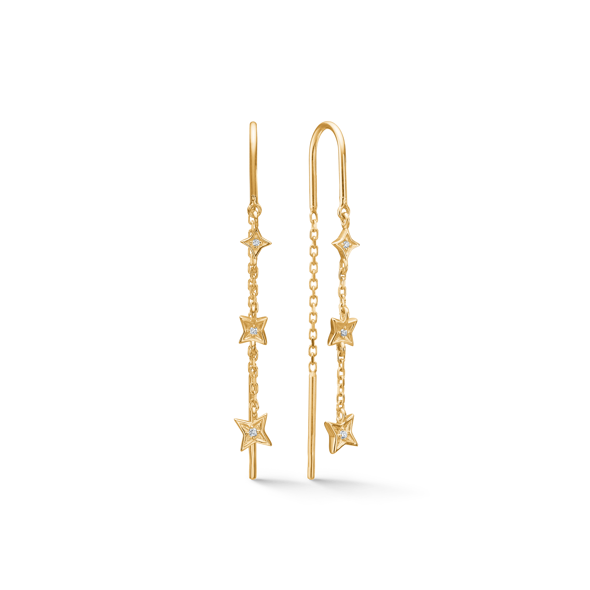 Mads Z Vesper øreringe med 0.02 ct. - 14 karat 1501196