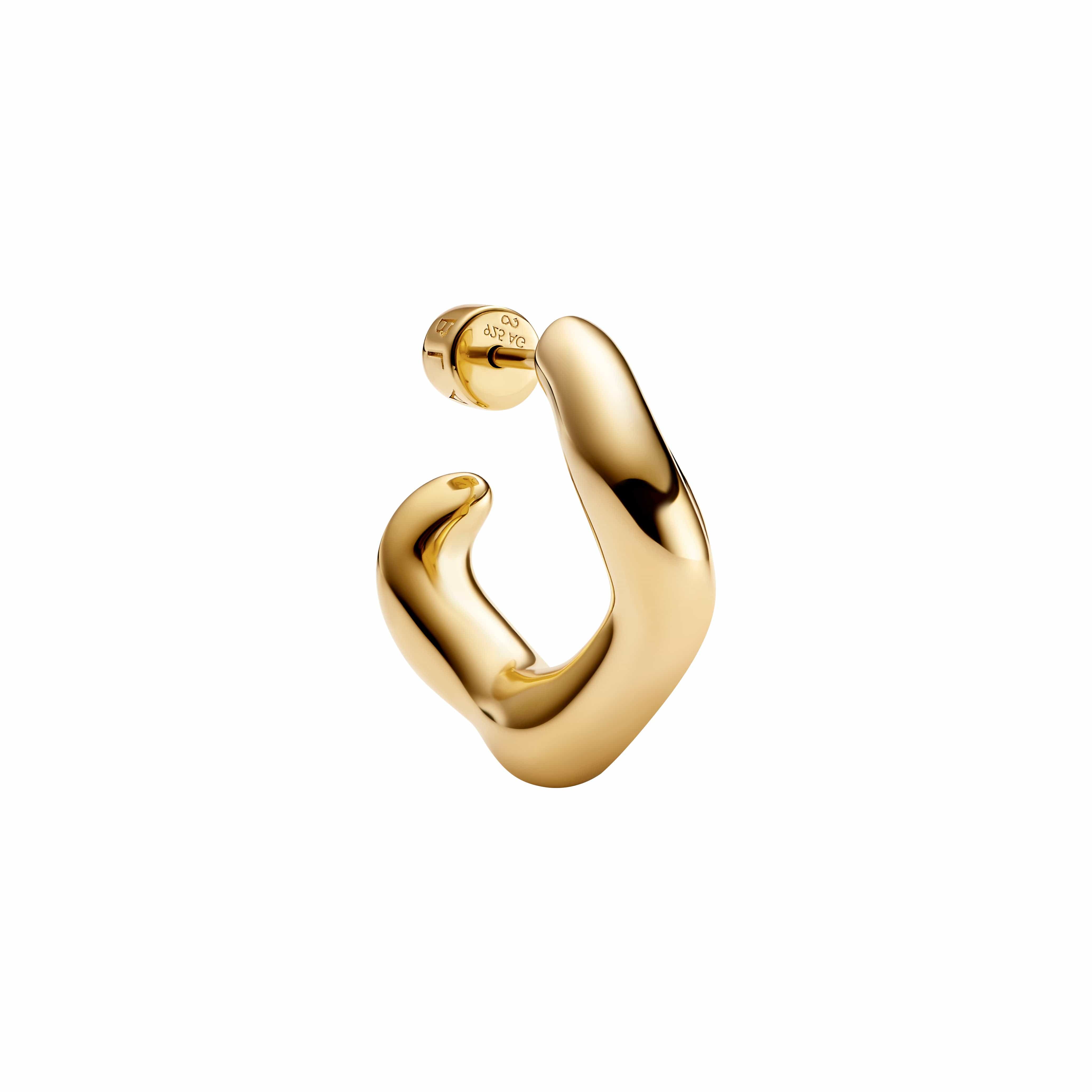 Maria Black Anil Hoop øreringe Large - Forgyldt