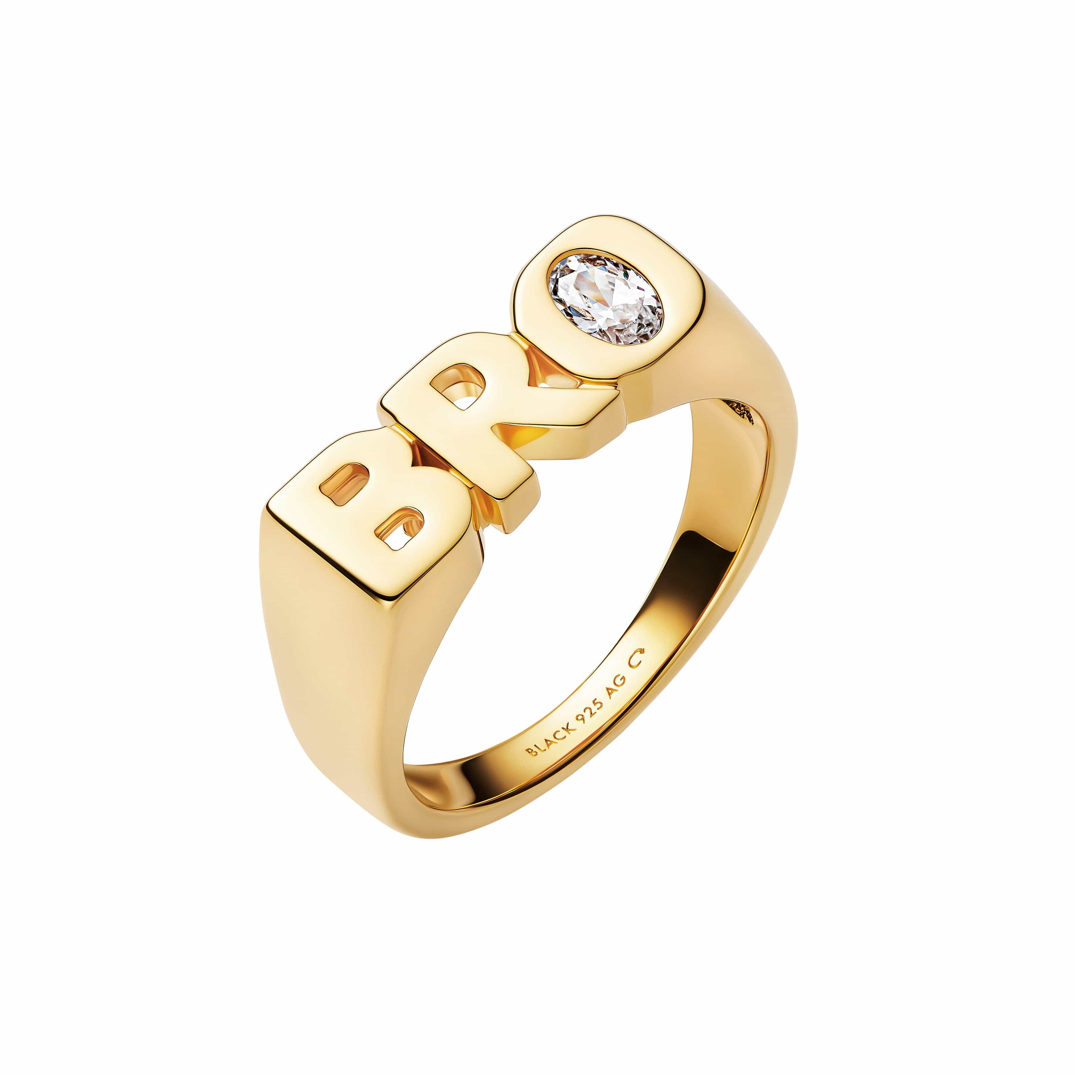 Maria Black Ringe Bro Royal Ring - forgyldt