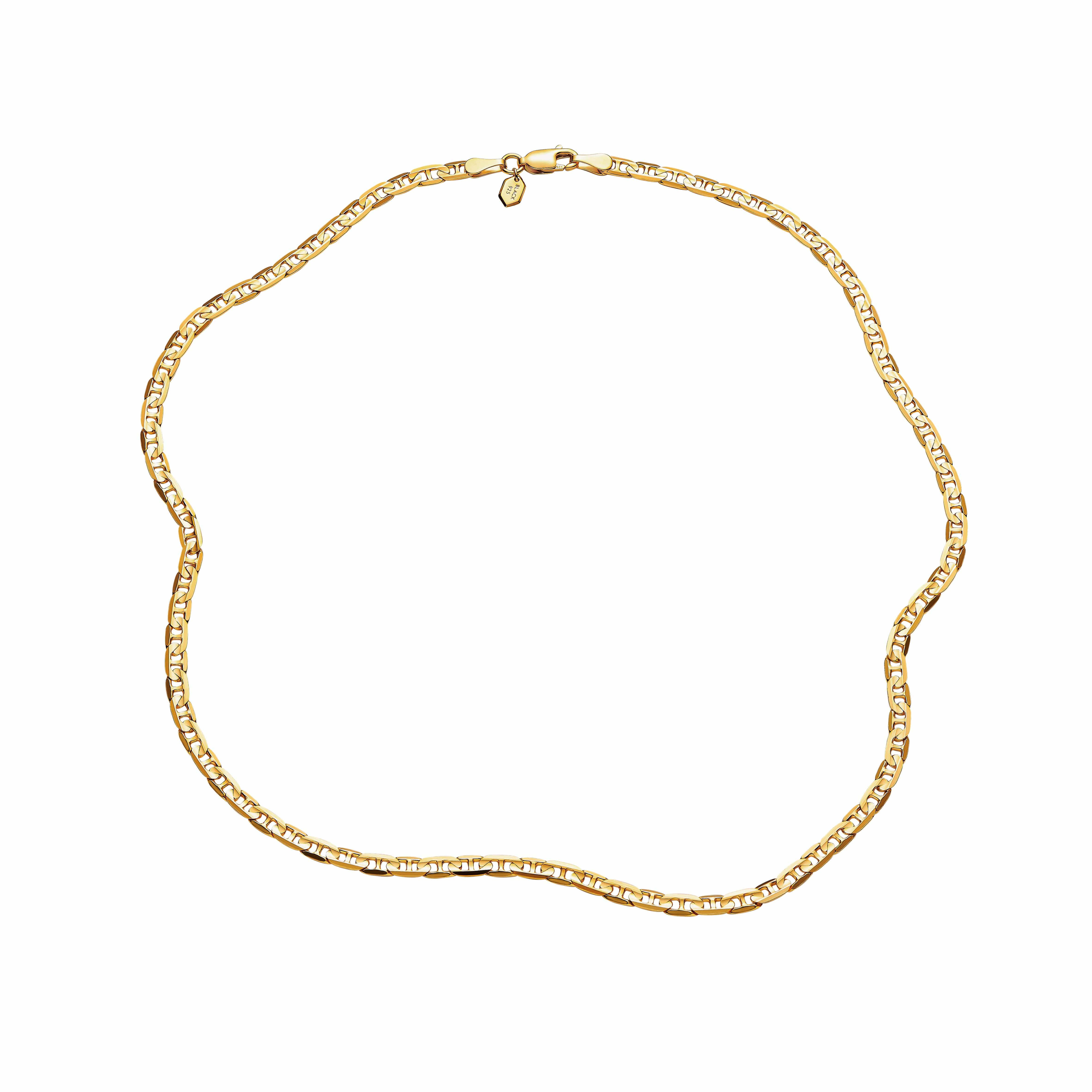 Maria Black Halskæder Carlo halskæde 50 - forgyldt 300340-50