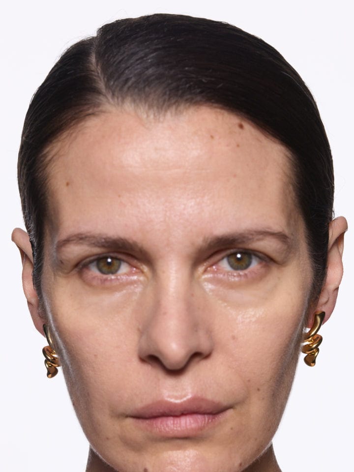 Maria Black Øreringe Coil ørering Small - forgyldt