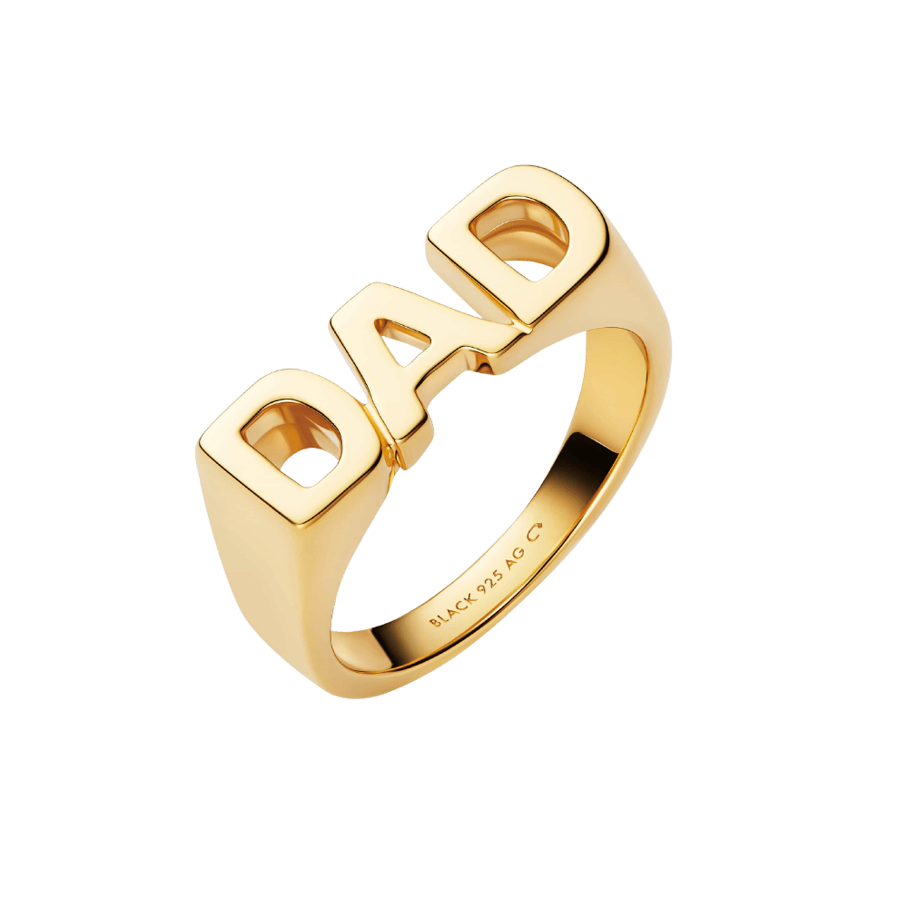 Maria Black Ringe Dad ring - Forgyldt