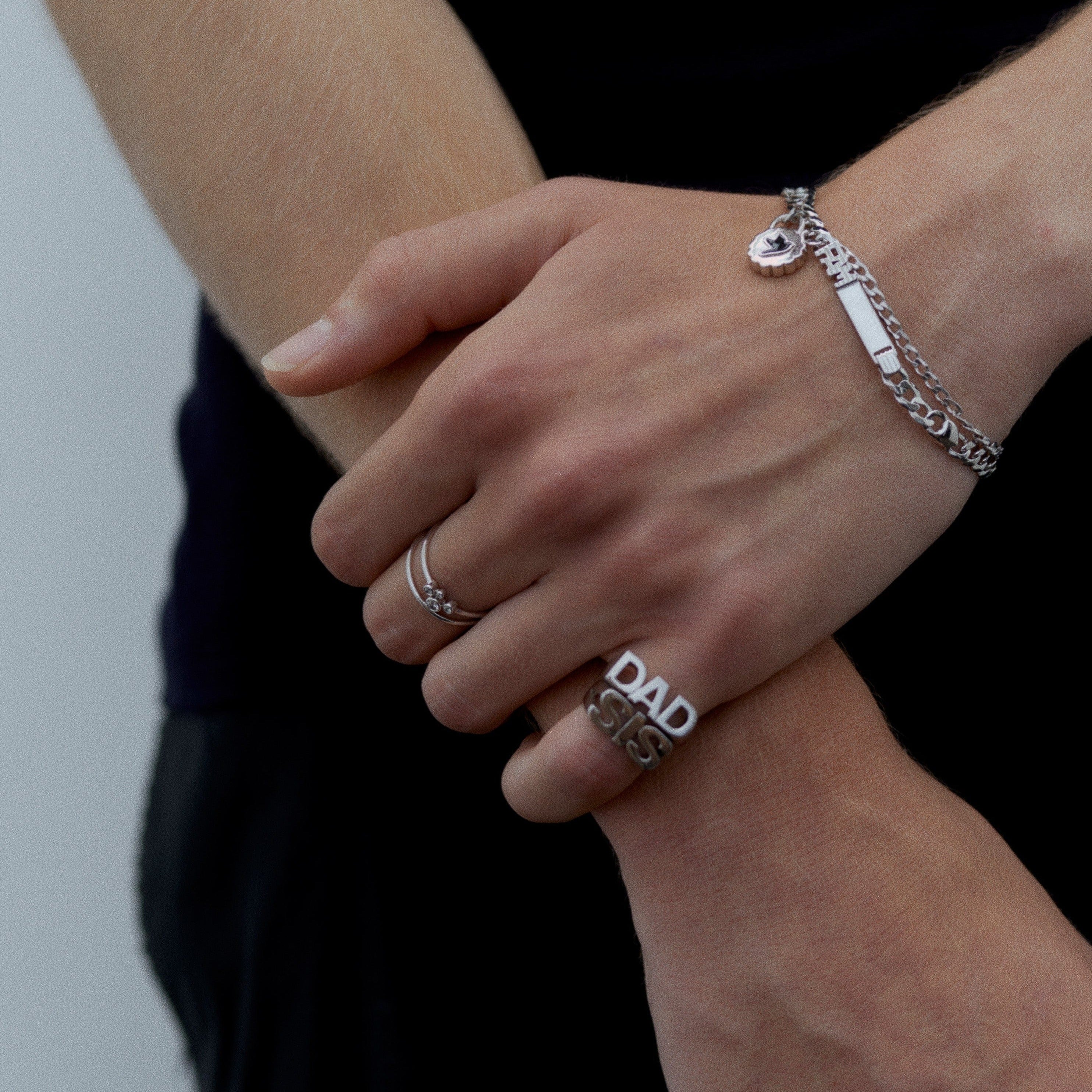 Maria Black Ringe Dad Ring Sølv