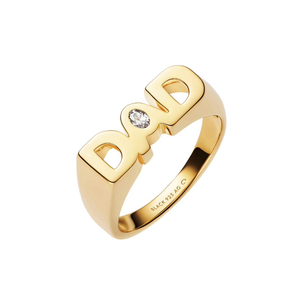 Maria Black Ringe Dad Royal Ring - forgyldt