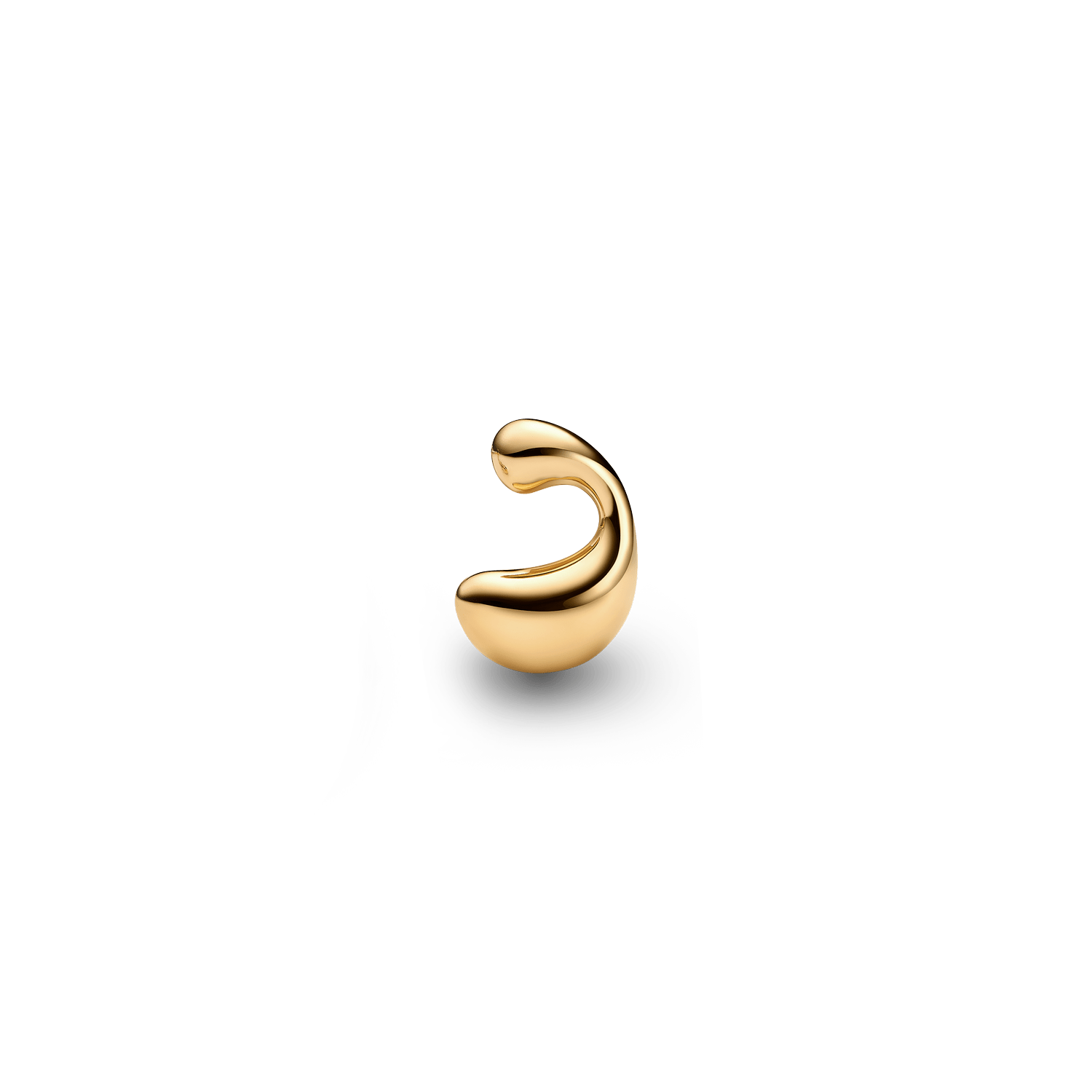 Maria Black Øreringe Dolphin Splash ørestik - forgyldt