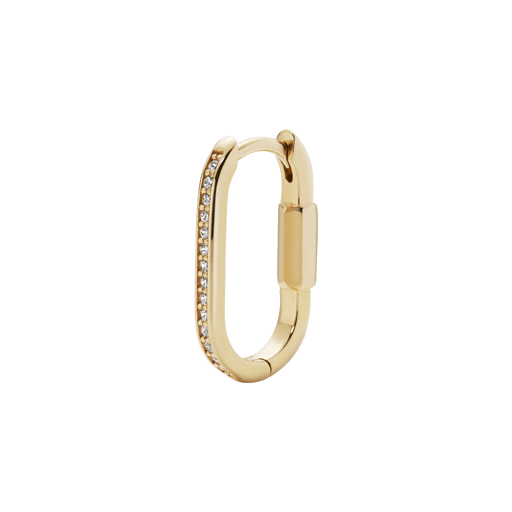 Maria Black Øreringe Kastellet Ørering Forgyldt