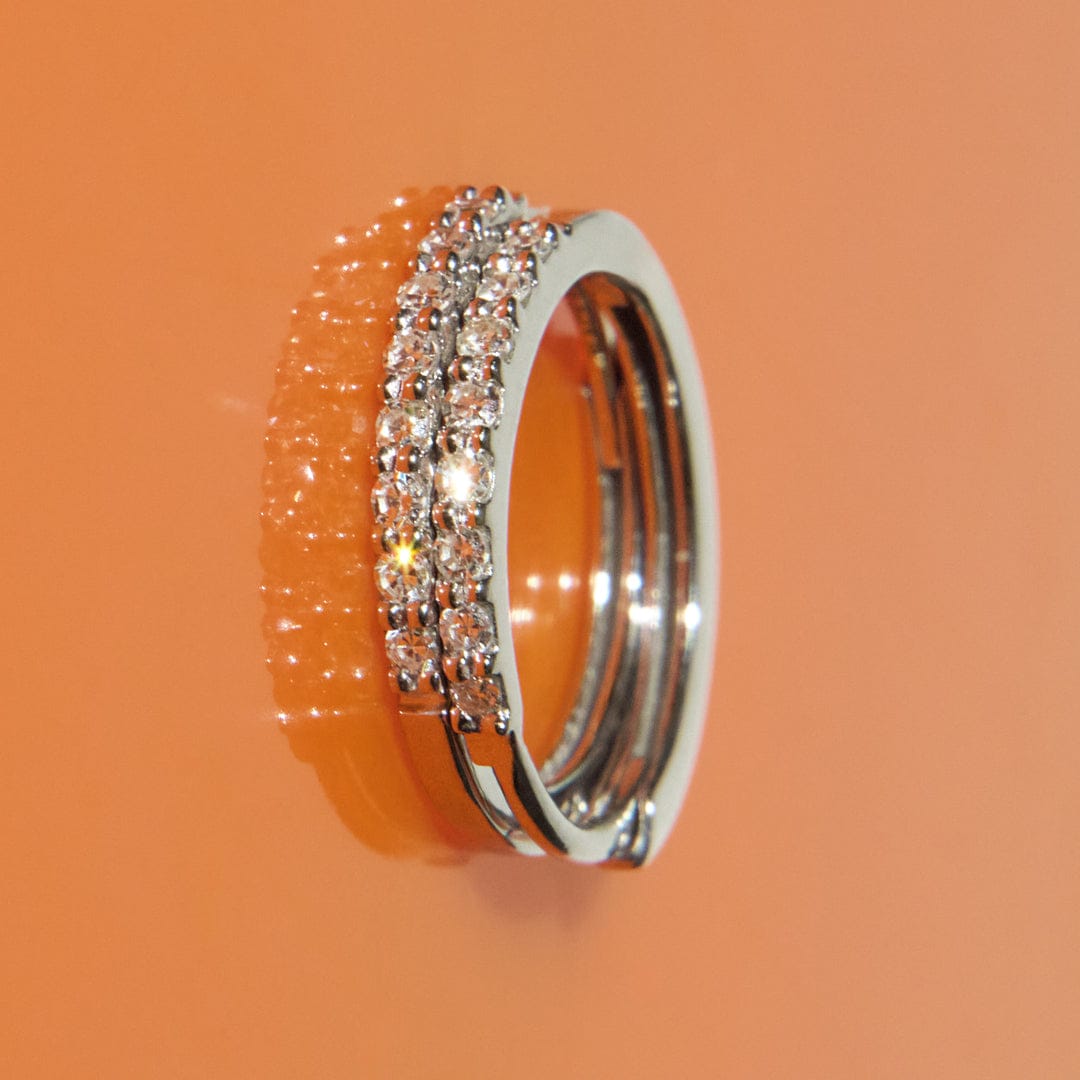 Maria Black Øreringe Lamarr 8 huggie med labgrown diamanter - 14K