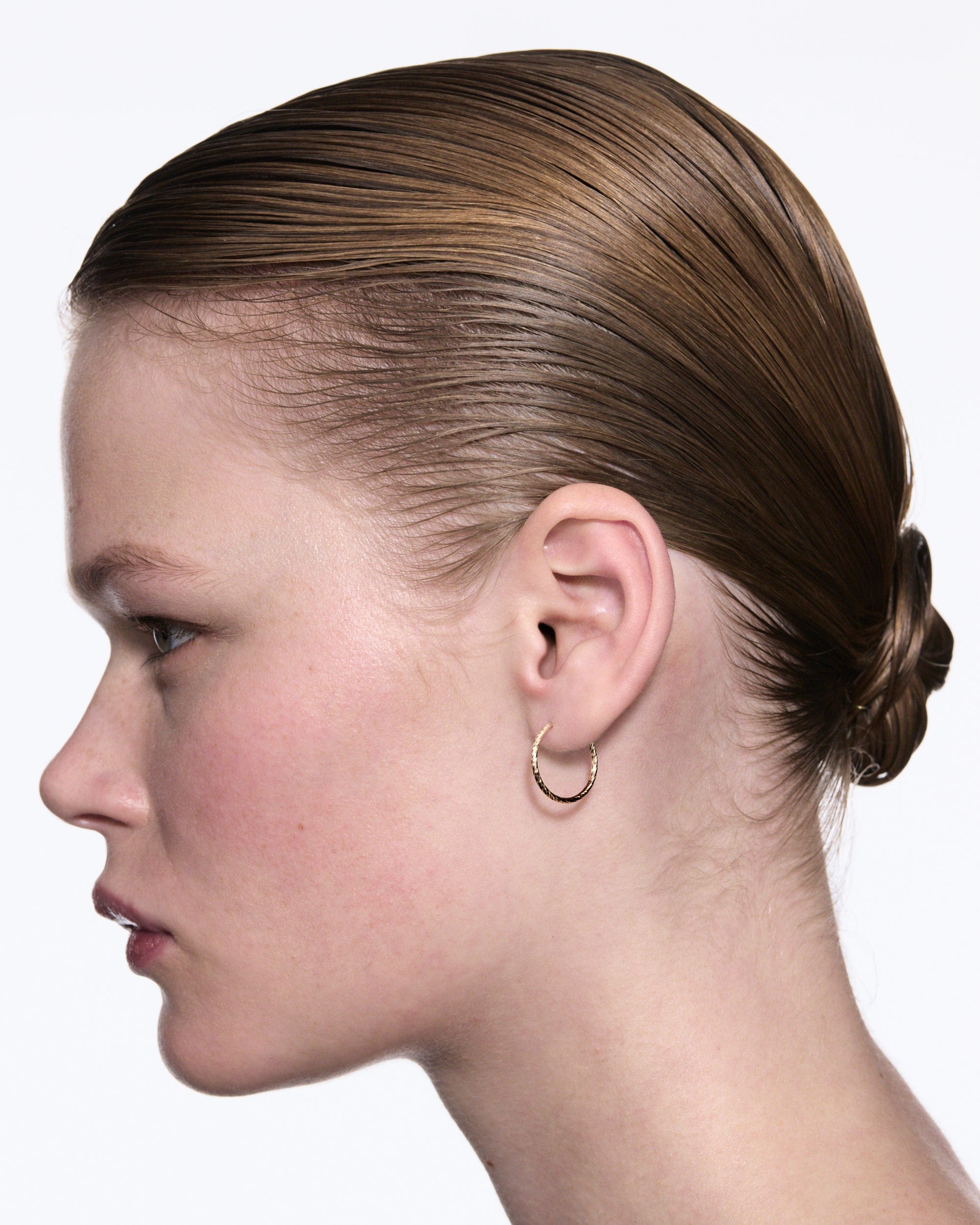 Maria Black Øreringe Liv hoop 15 mm - 14 karat guld